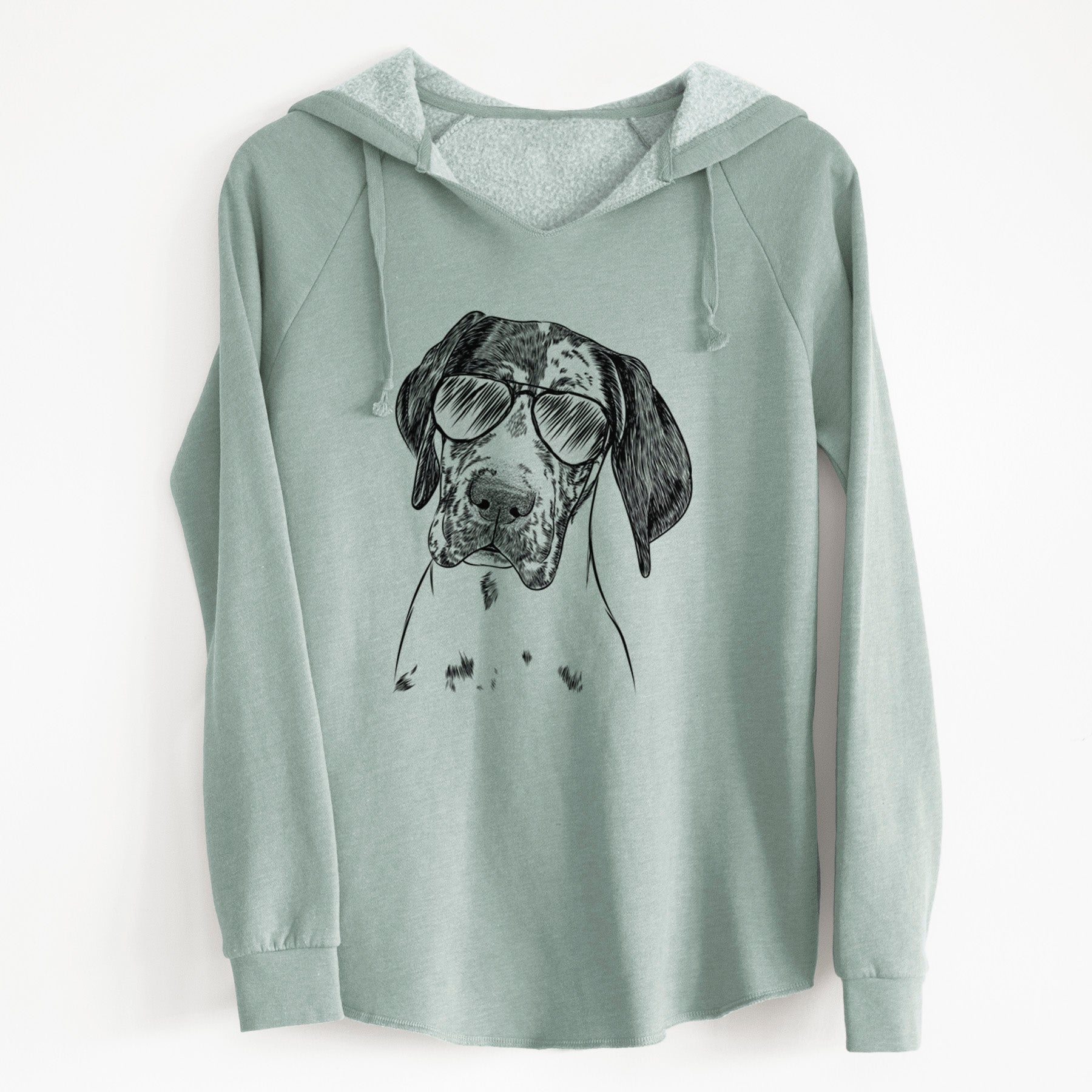 Aviator Nyx the Great Dane - Cali Wave Hooded Sweatshirt