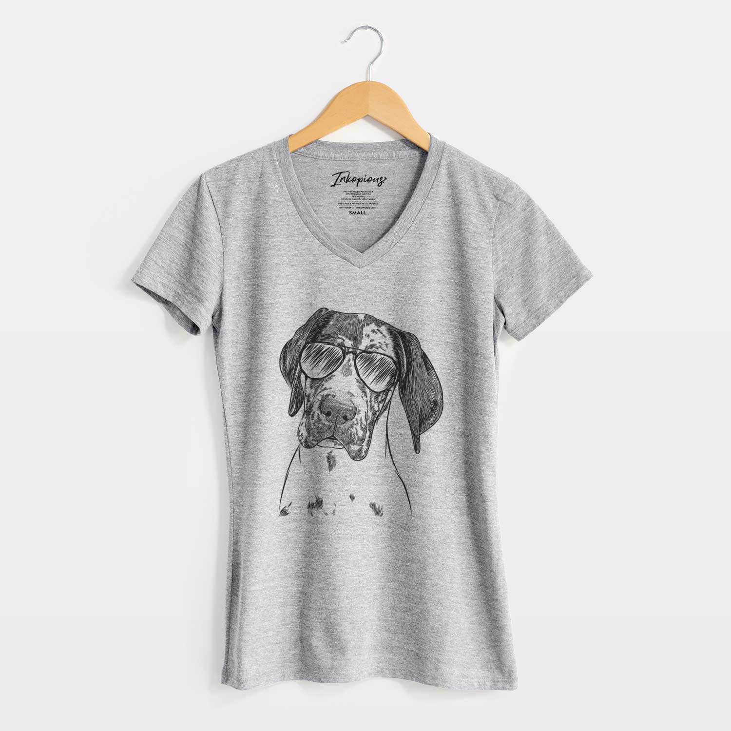 Aviator Nyx the Great Dane - Women's V-neck Shirt