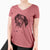 Aviator Nyx the Great Dane - Women's V-neck Shirt