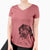 Aviator Nyx the Great Dane - Women's V-neck Shirt