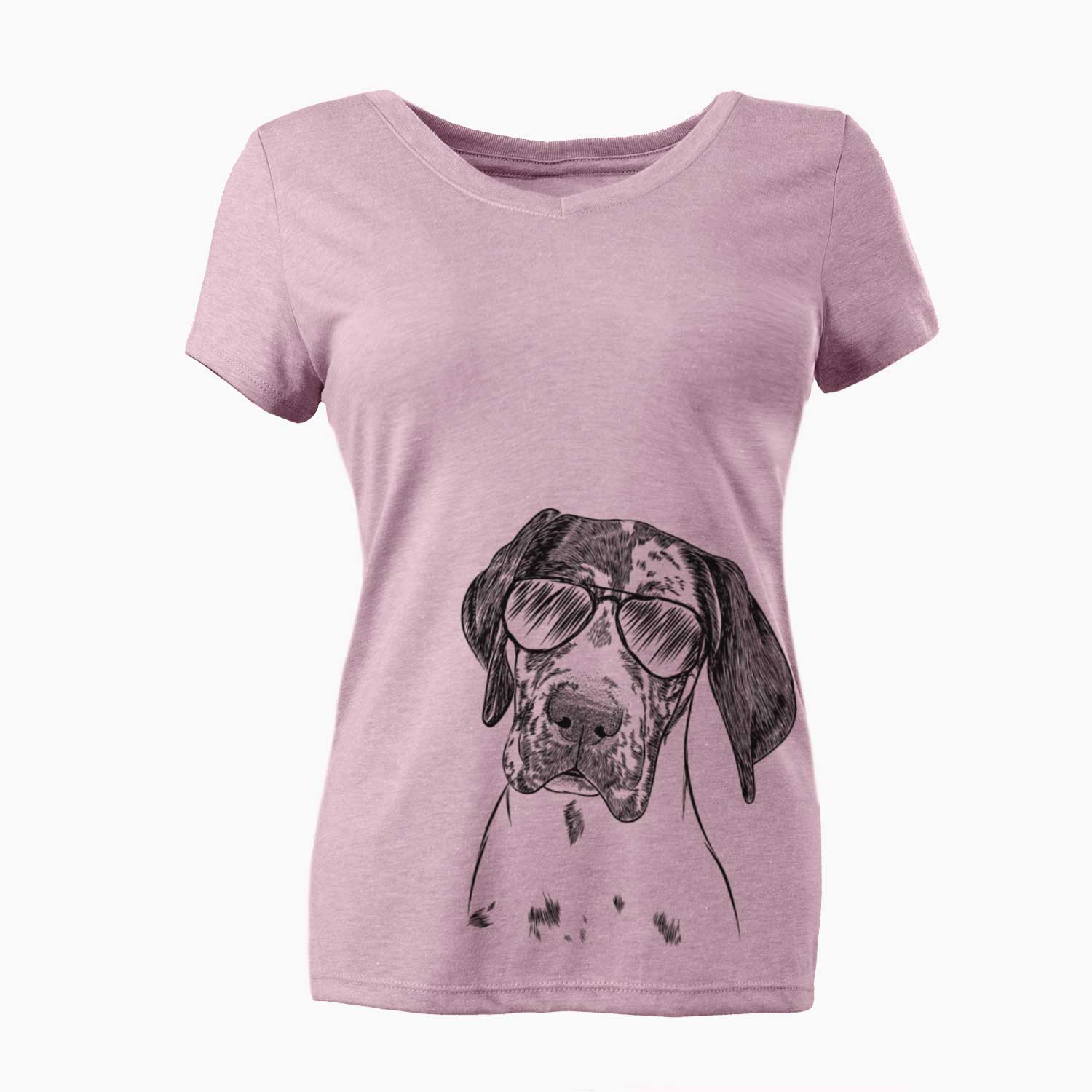 Aviator Nyx the Great Dane - Women's V-neck Shirt