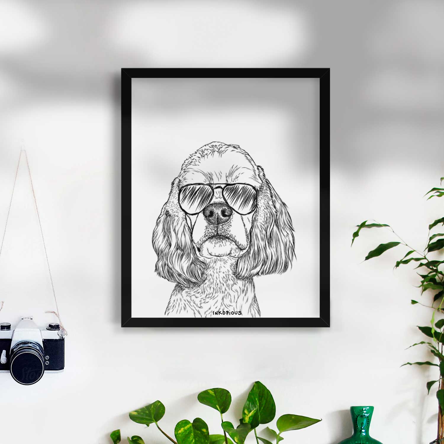 Oakley the American Cocker Spaniel Art Print