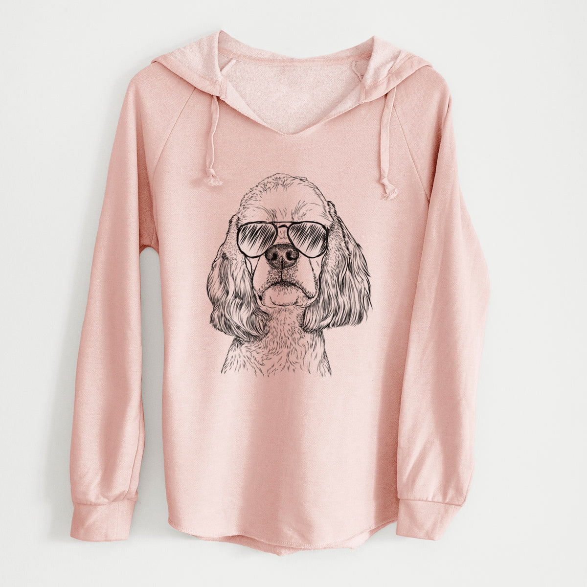 Aviator Oakley the American Cocker Spaniel - Cali Wave Hooded Sweatshirt