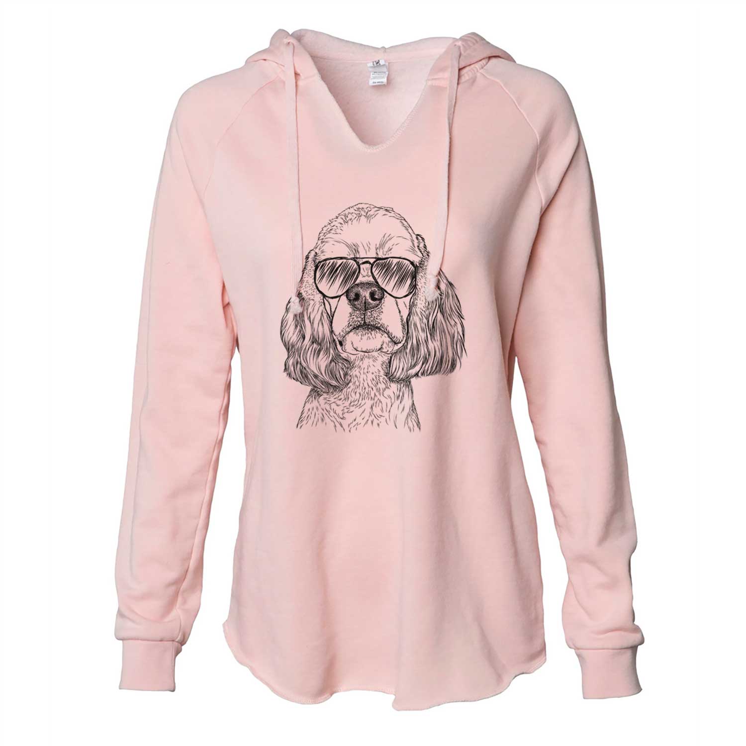 Oakley the American Cocker Spaniel - Cali Wave Hooded Sweatshirt