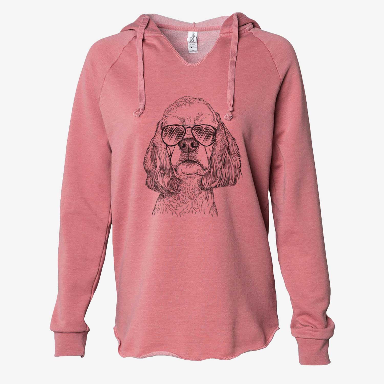 Oakley the American Cocker Spaniel - Cali Wave Hooded Sweatshirt