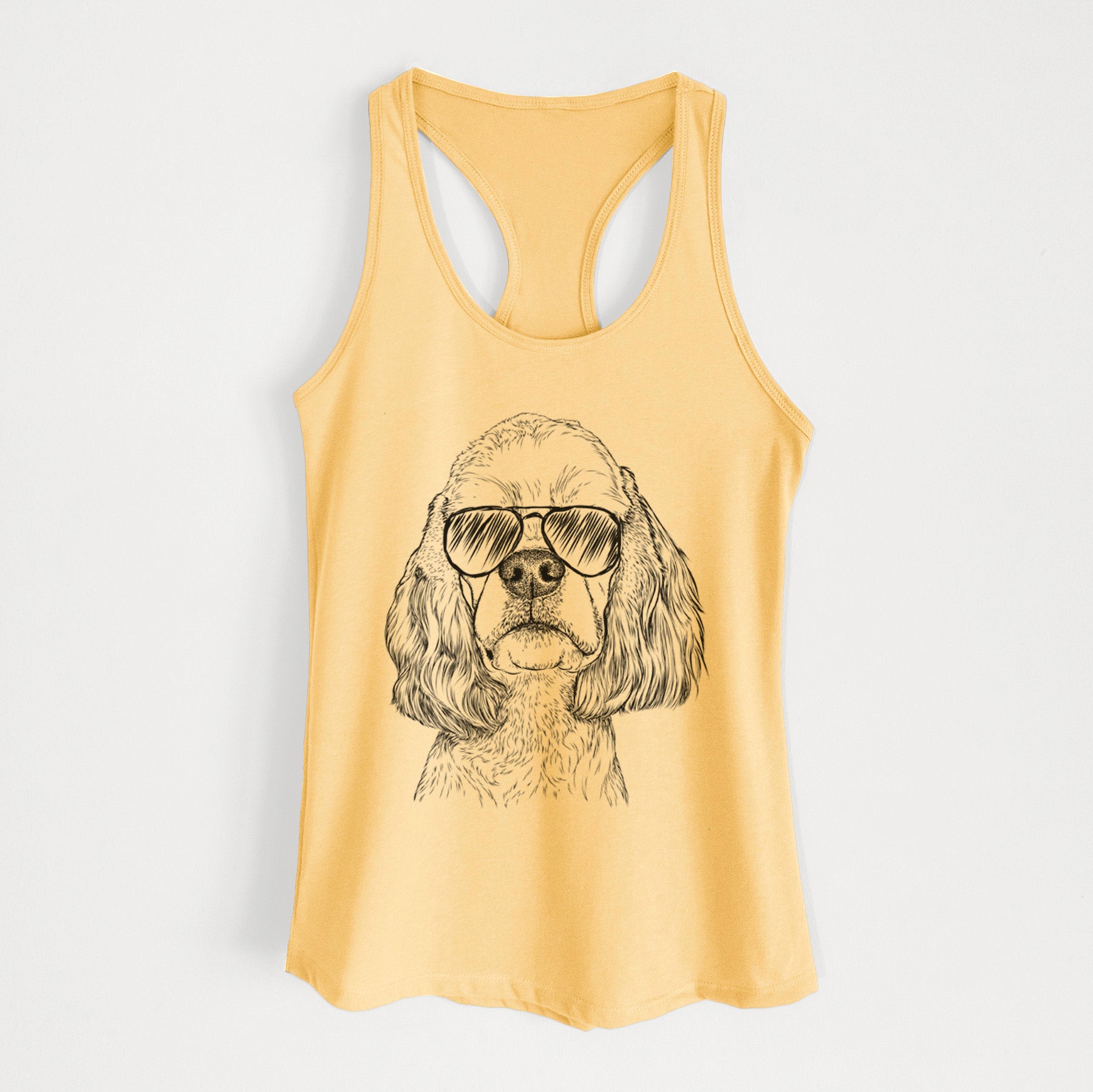 Oakley the American Cocker Spaniel - Women's Racerback Tanktop