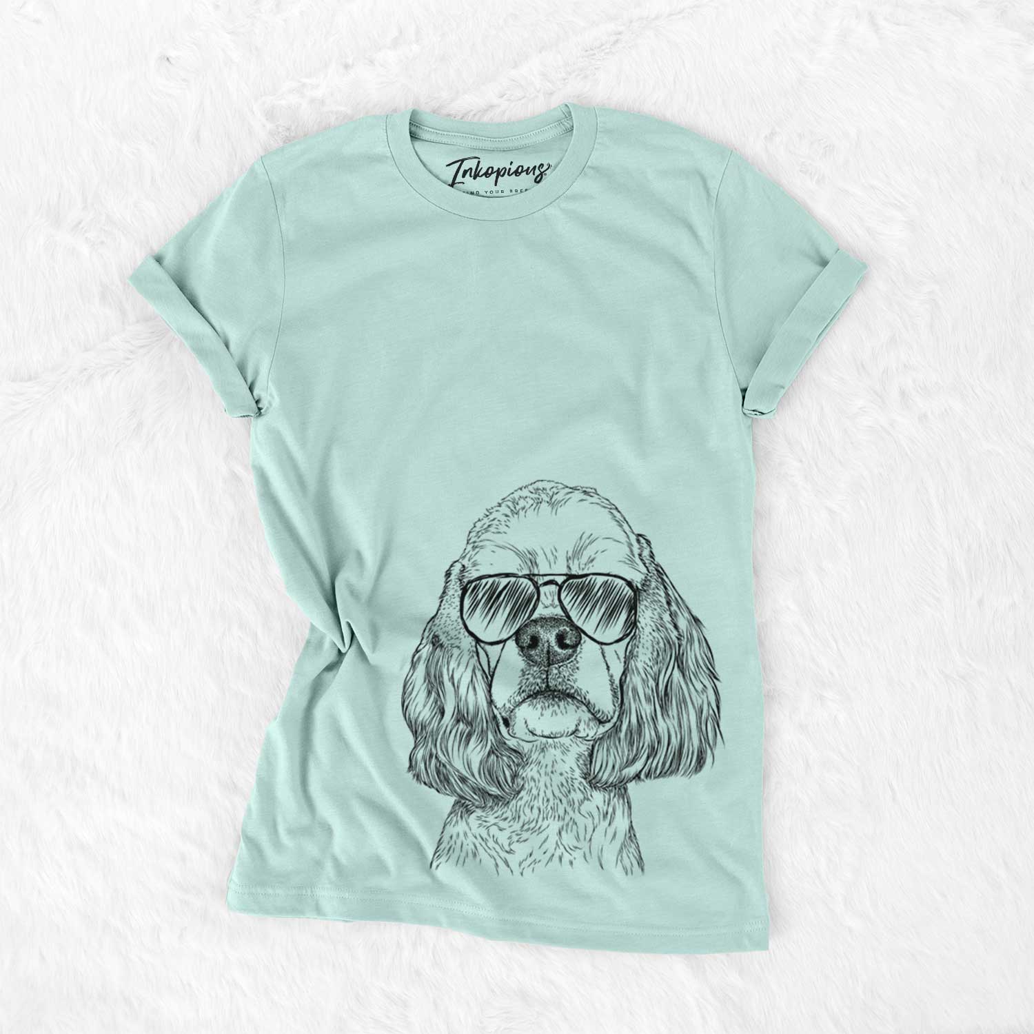 Aviator Oakley the American Cocker Spaniel - Unisex Crewneck