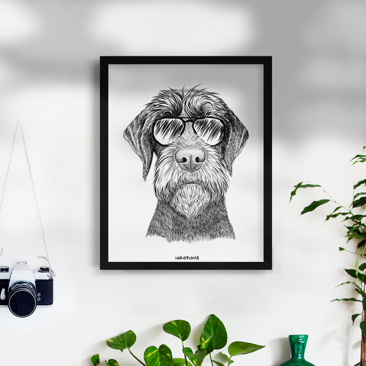 Oakley the Pudelpointer Art Print