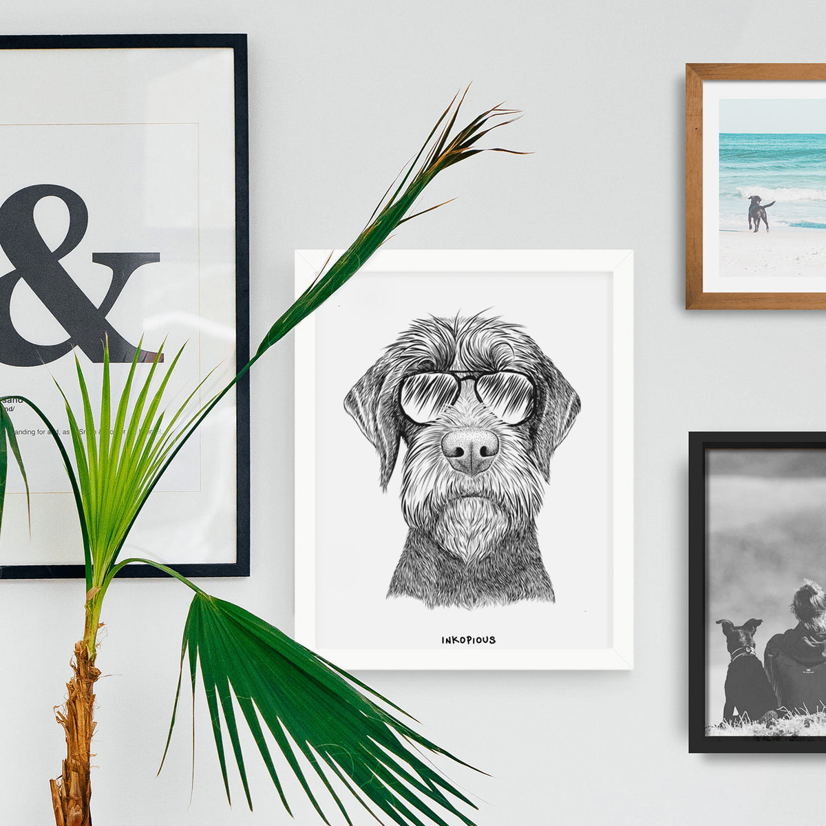 Oakley the Pudelpointer Art Print