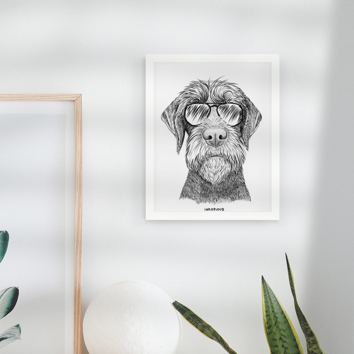 Oakley the Pudelpointer Art Print