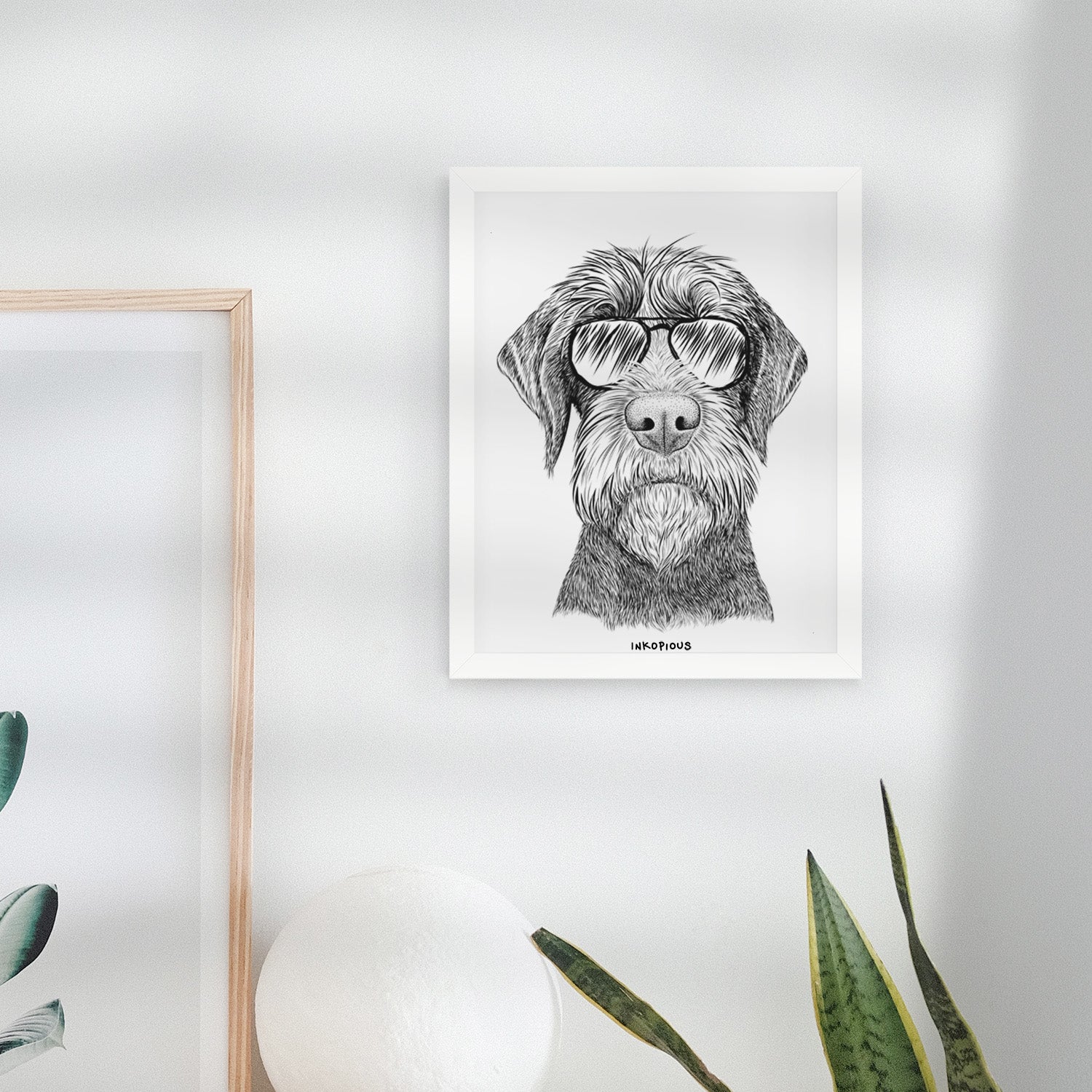 Oakley the Pudelpointer Art Print
