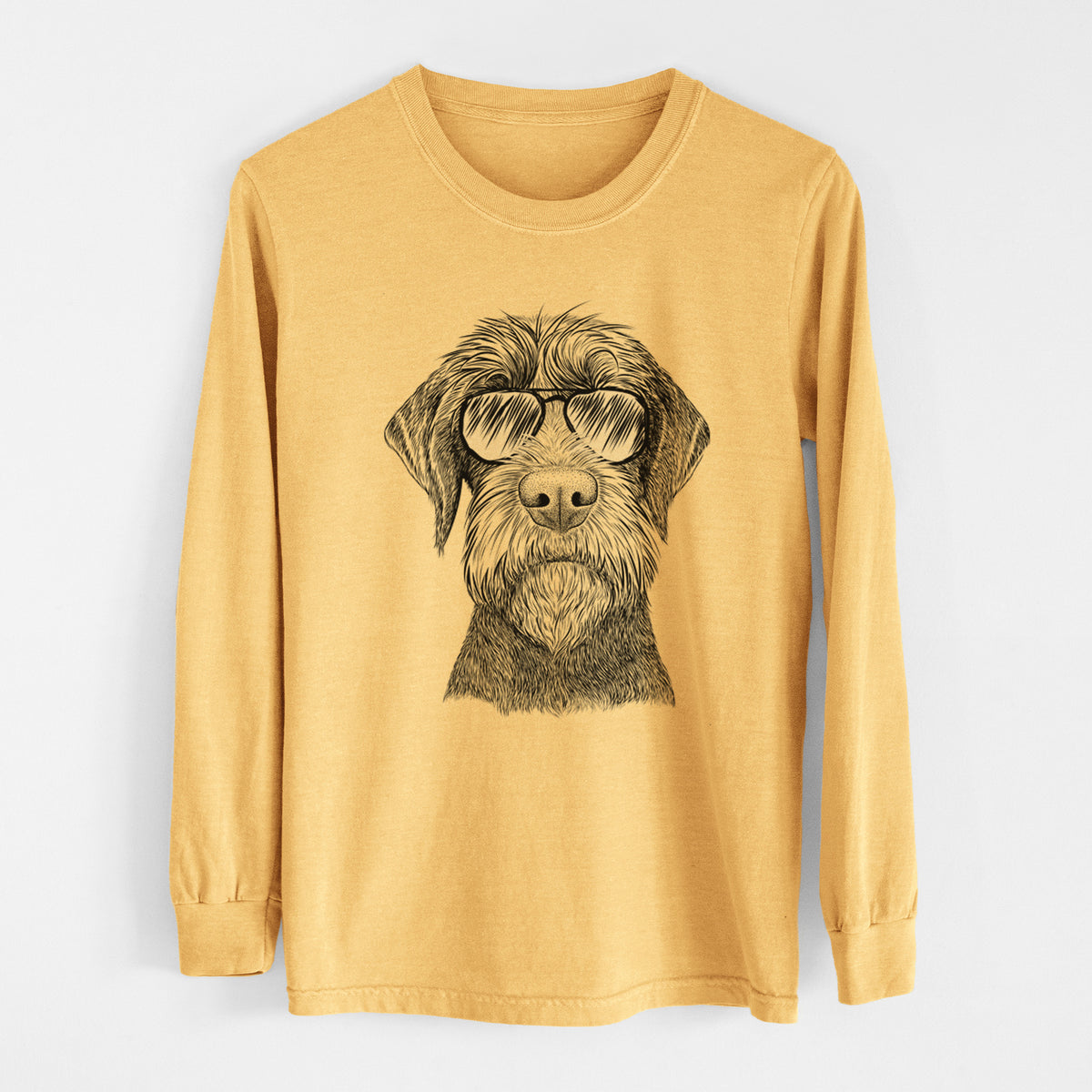 Aviators Oakley the Pudelpointer - Heavyweight 100% Cotton Long Sleeve