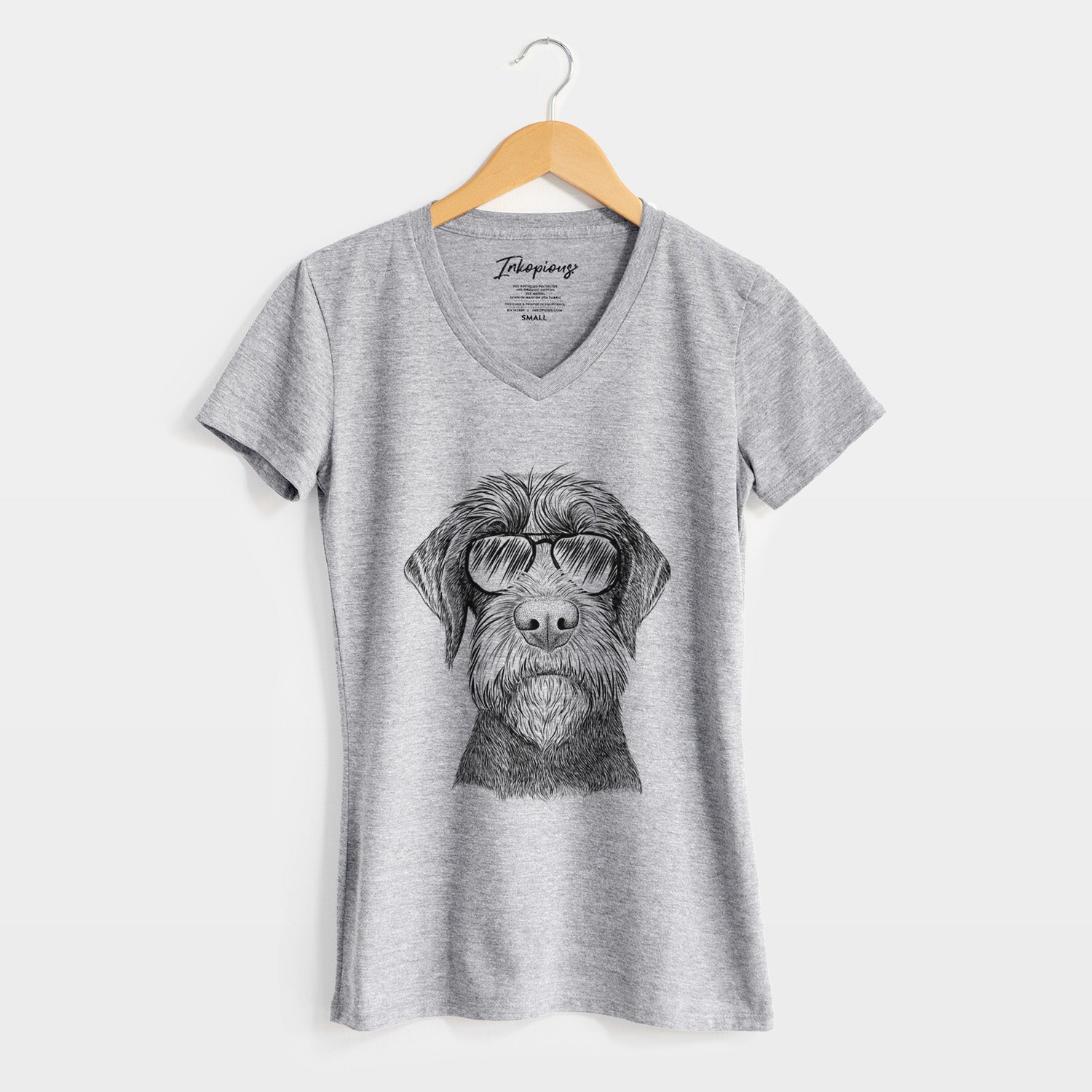 Aviator Oakley the Pudelpointer - Women's V-neck Shirt