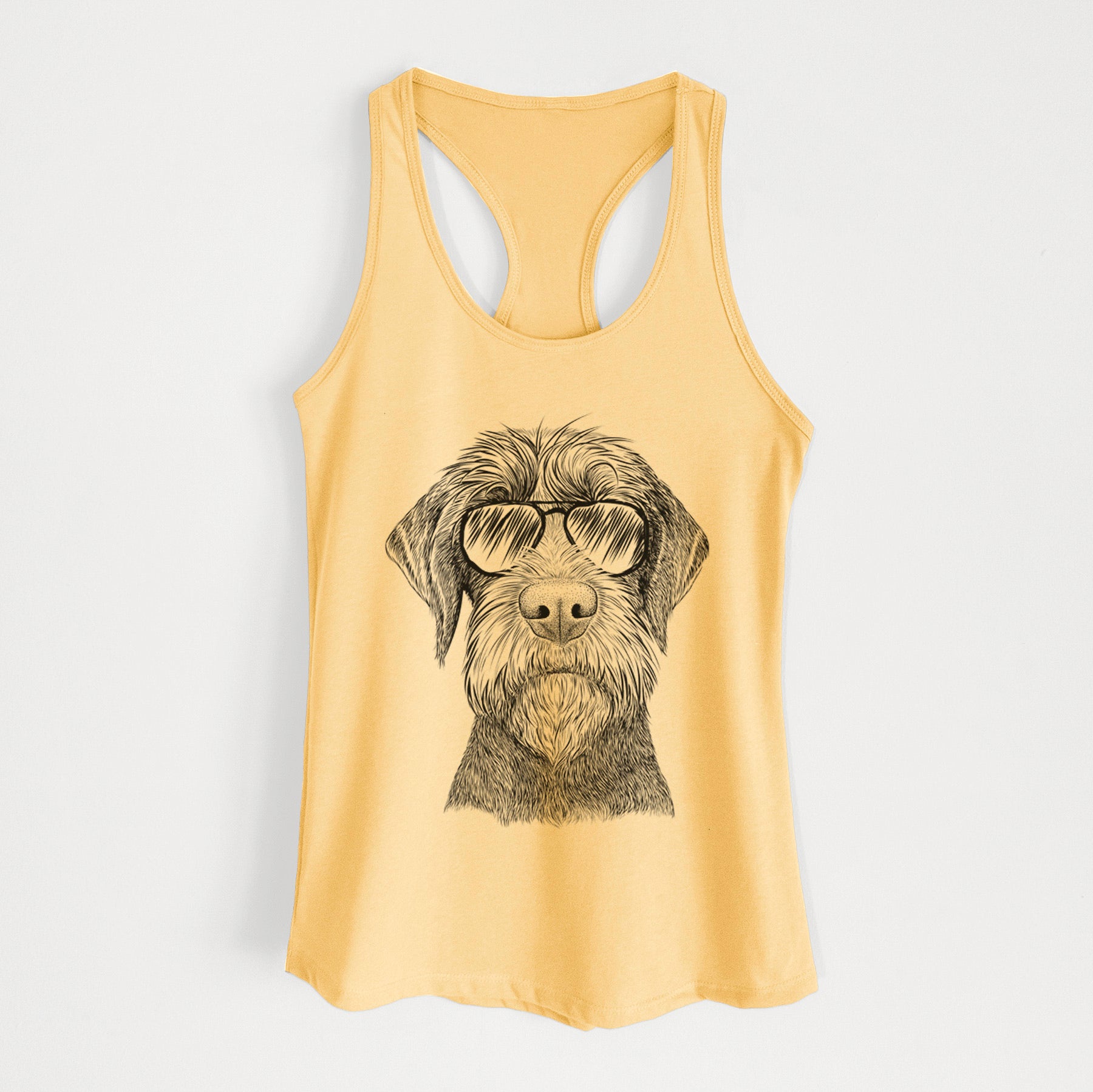 Oakley the Pudelpointer - Women's Racerback Tanktop