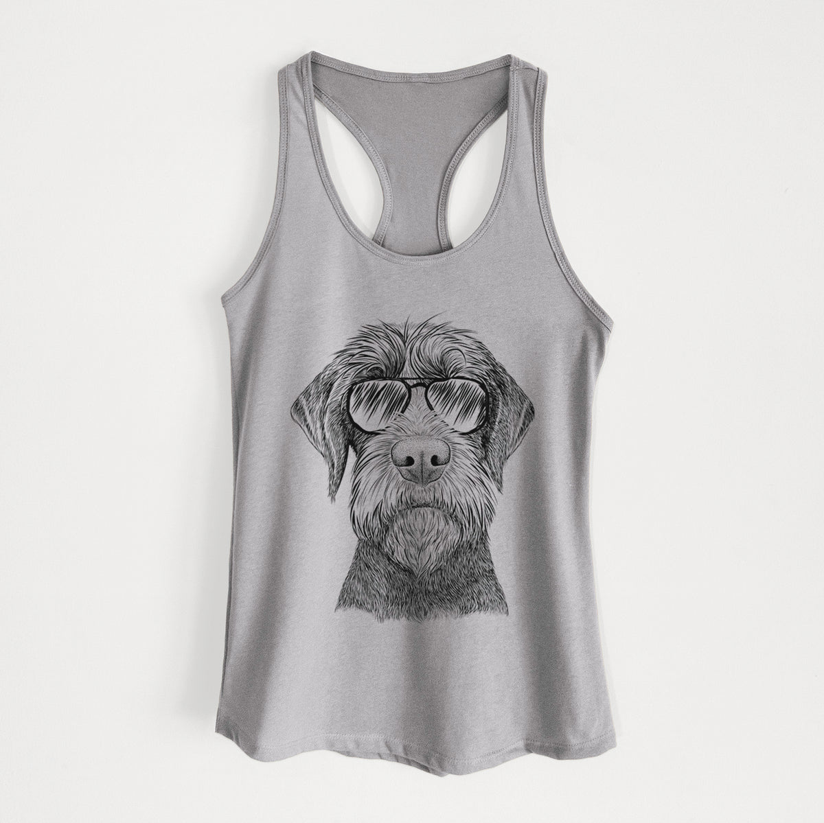 Oakley the Pudelpointer - Women&#39;s Racerback Tanktop