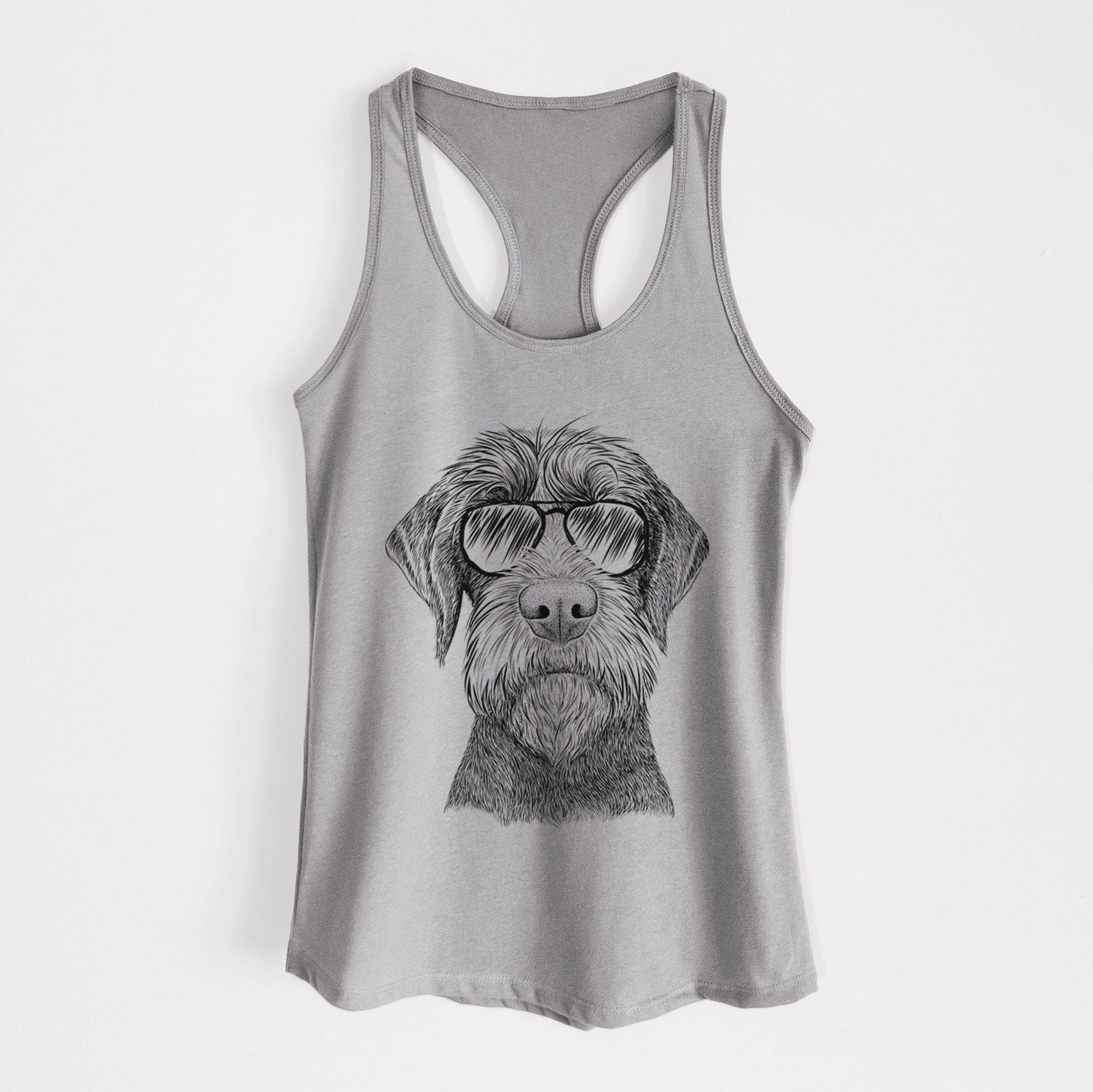 Oakley the Pudelpointer - Women's Racerback Tanktop