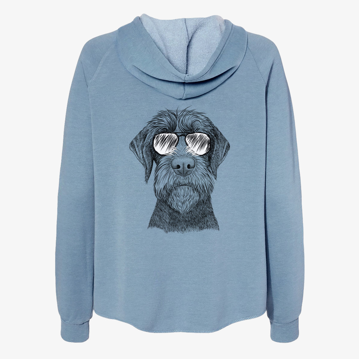 Oakley the Pudelpointer - Women's Cali Wave Zip-Up Sweatshirt