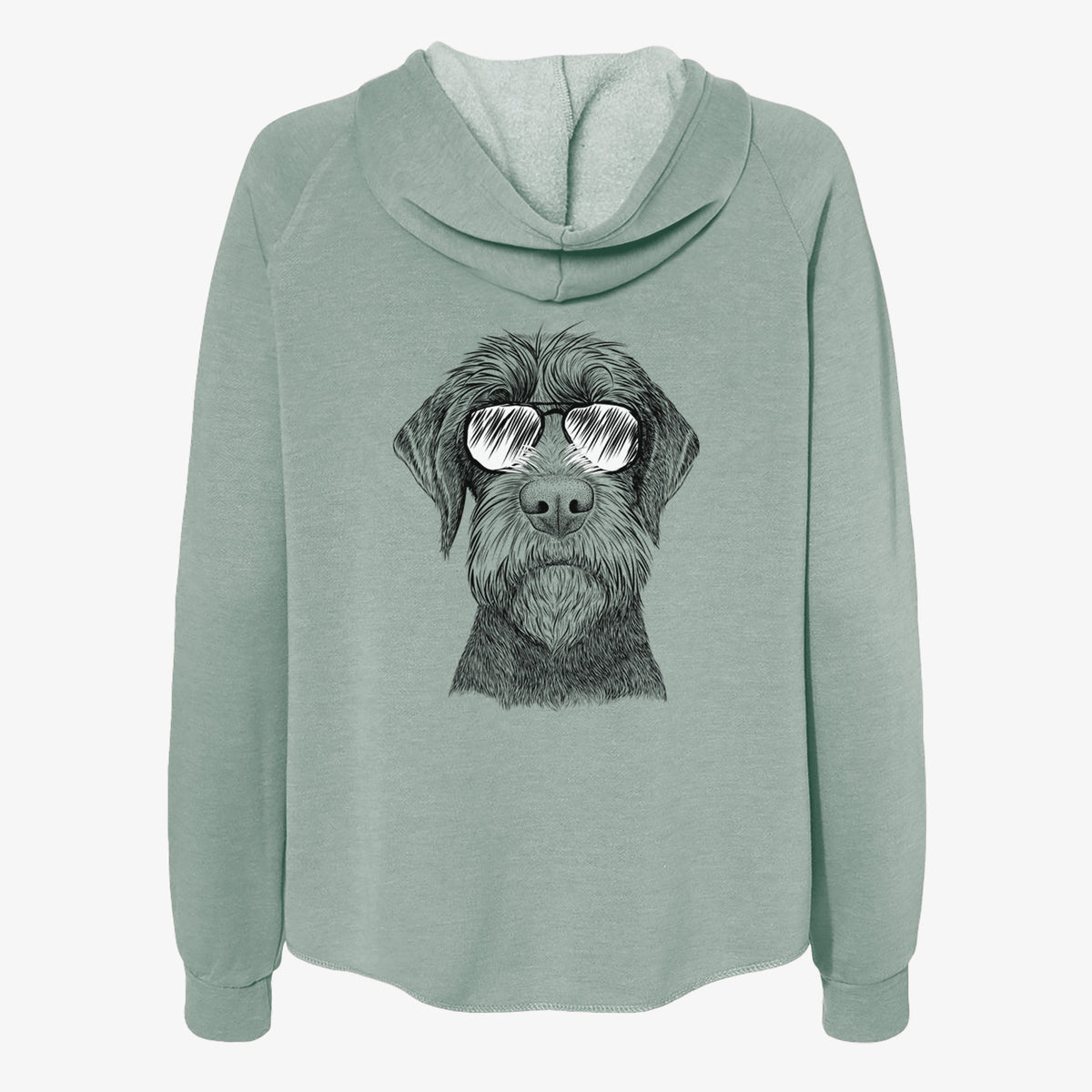 Oakley the Pudelpointer - Women's Cali Wave Zip-Up Sweatshirt