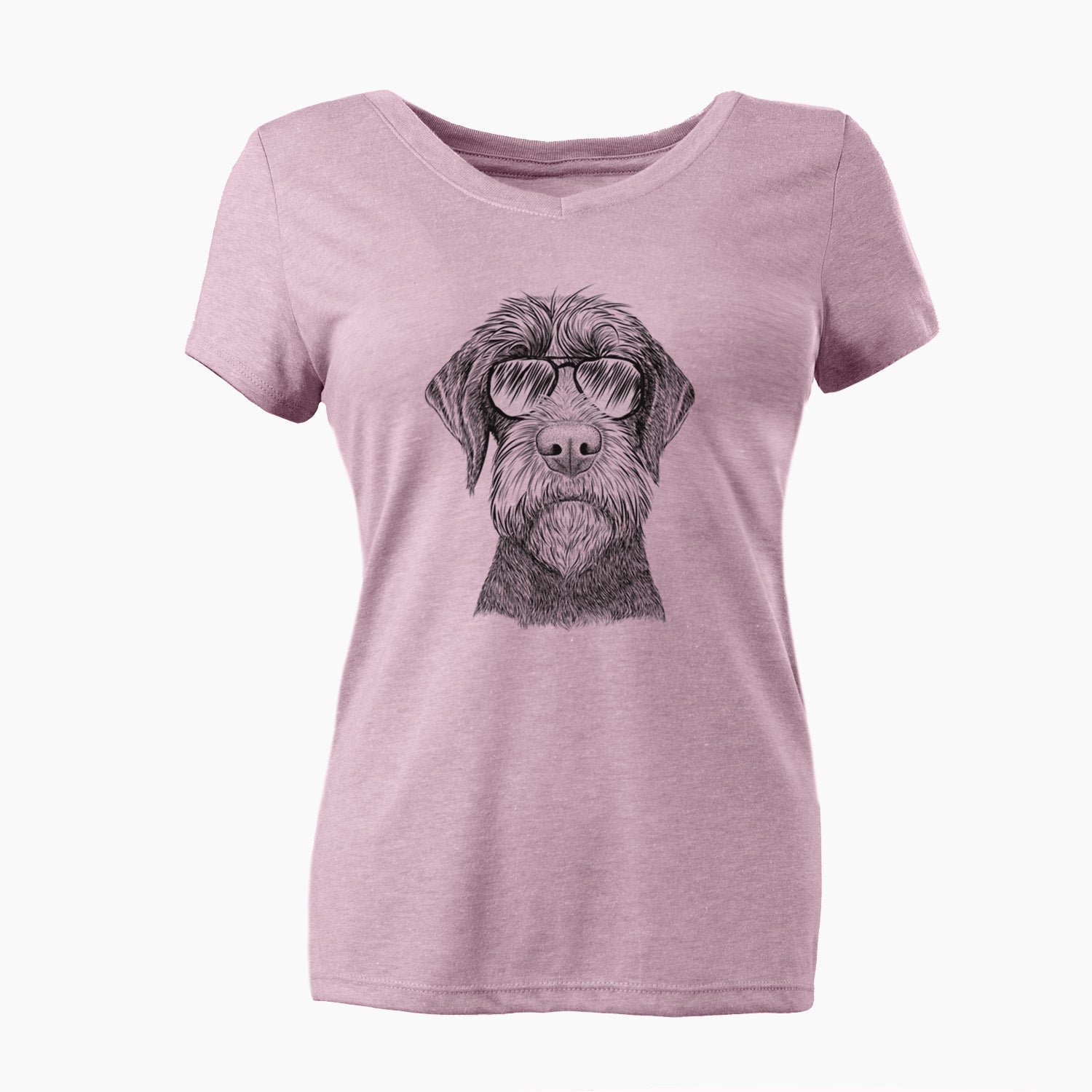 Aviator Oakley the Pudelpointer - Women's V-neck Shirt