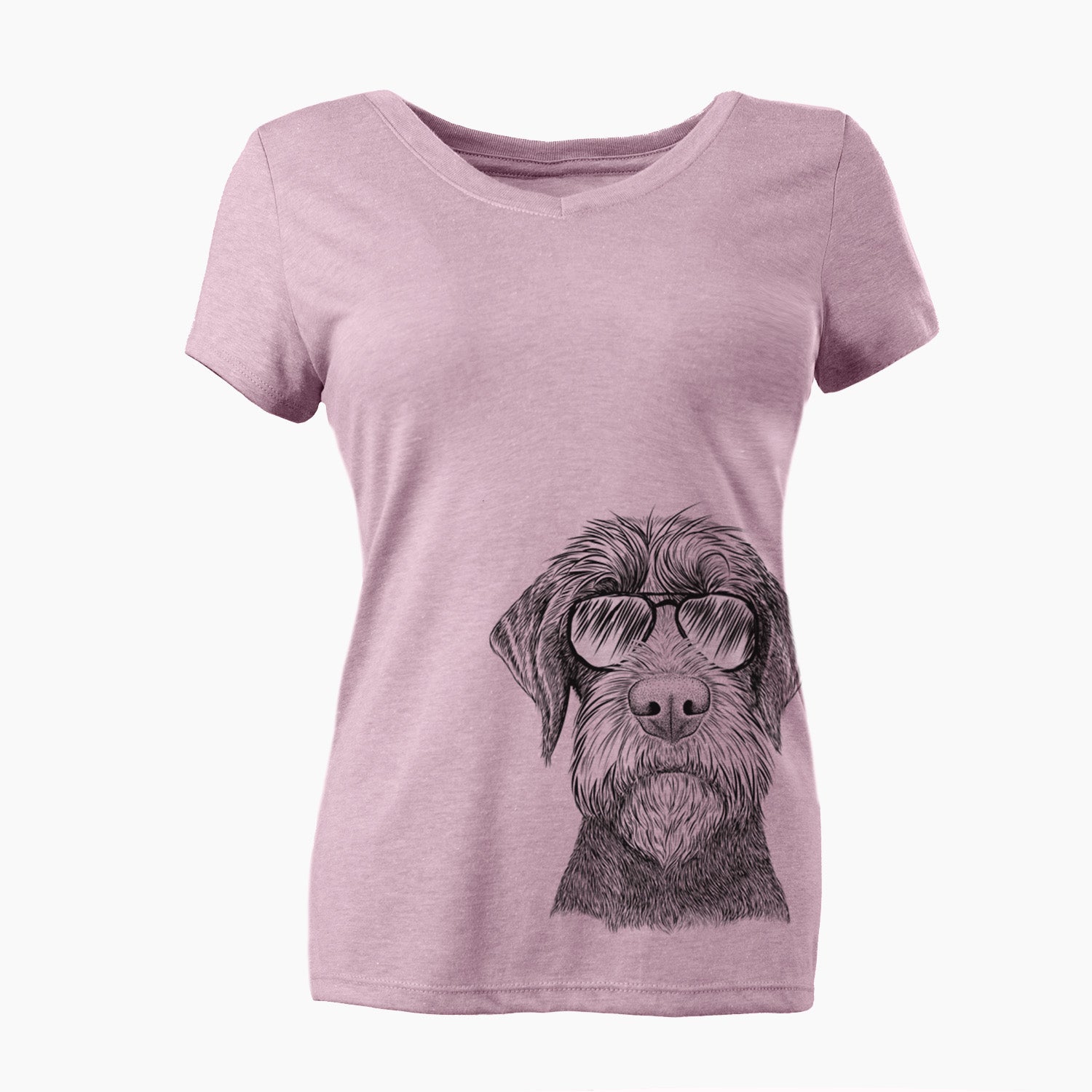 Aviator Oakley the Pudelpointer - Women's V-neck Shirt