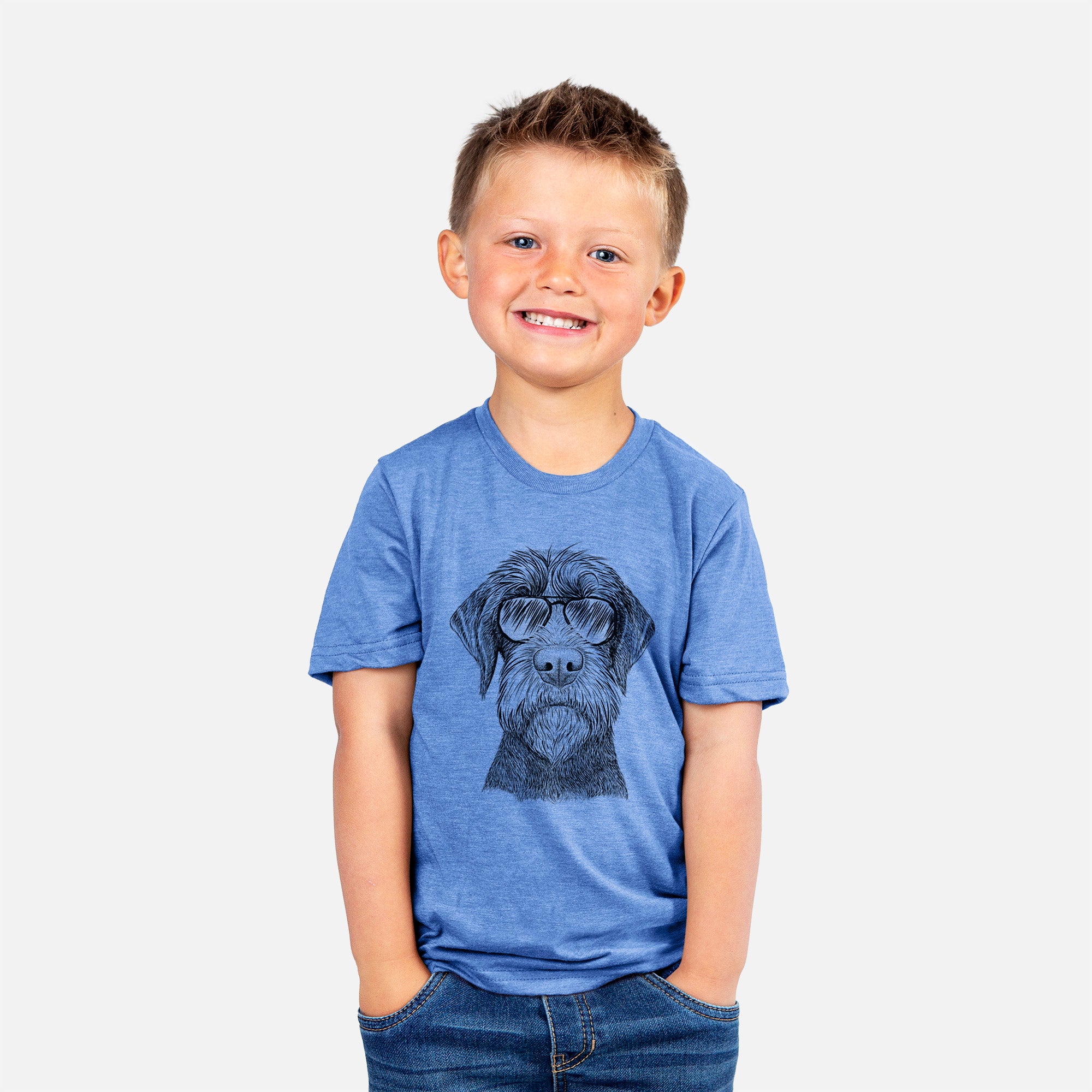 Aviator Oakley the Pudelpointer - Kids/Youth/Toddler Shirt