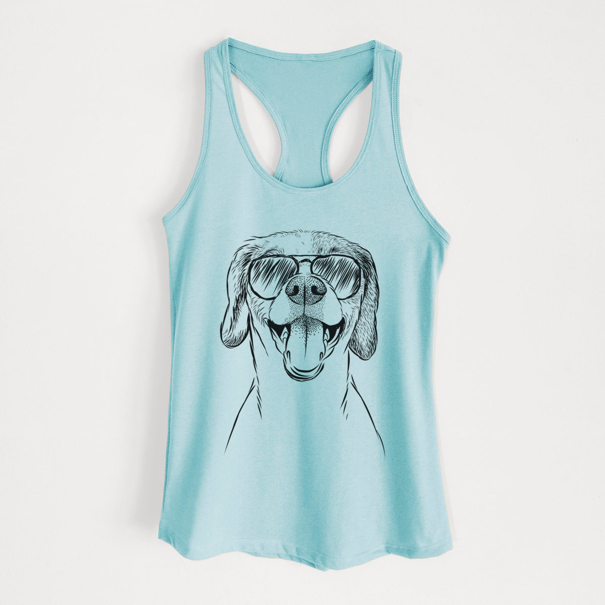 Obi the Beagle Mix - Women's Racerback Tanktop