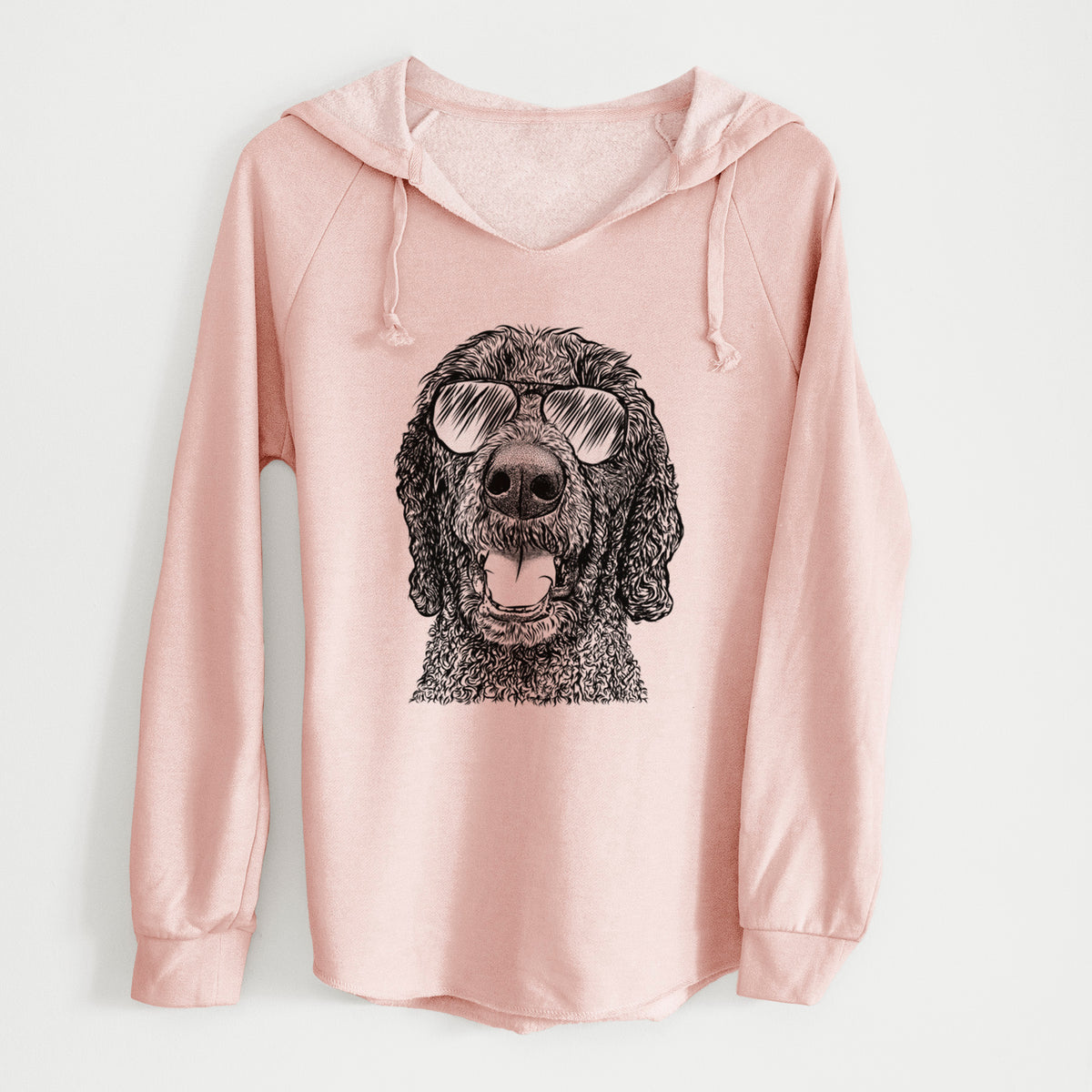 Aviator Obi James the Goldendoodle - Cali Wave Hooded Sweatshirt