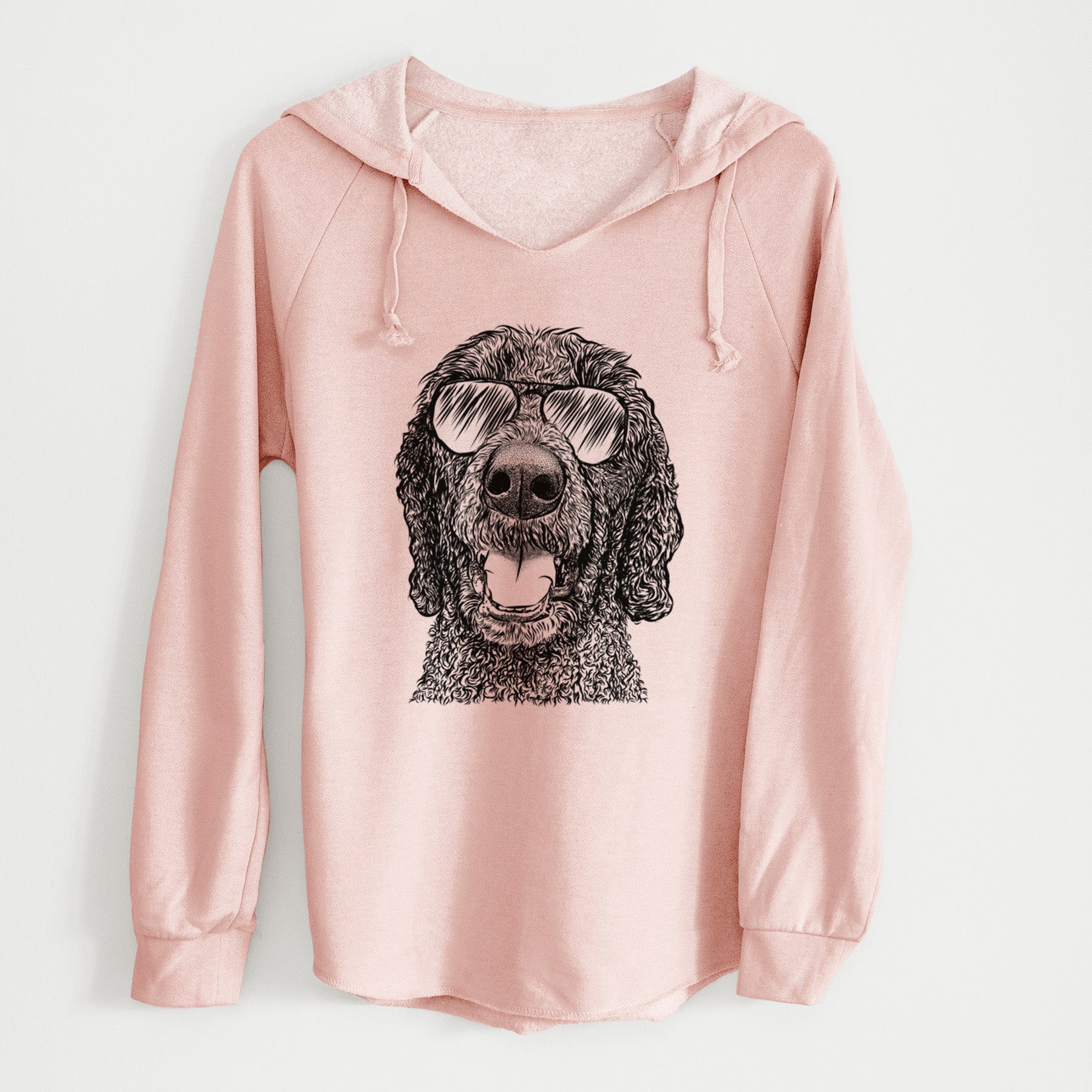 Aviator Obi James the Goldendoodle - Cali Wave Hooded Sweatshirt