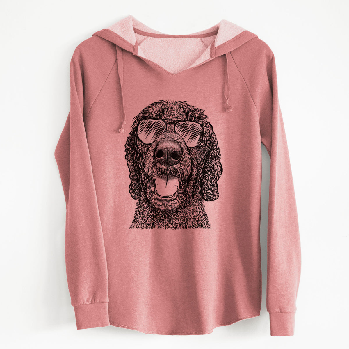 Aviator Obi James the Goldendoodle - Cali Wave Hooded Sweatshirt