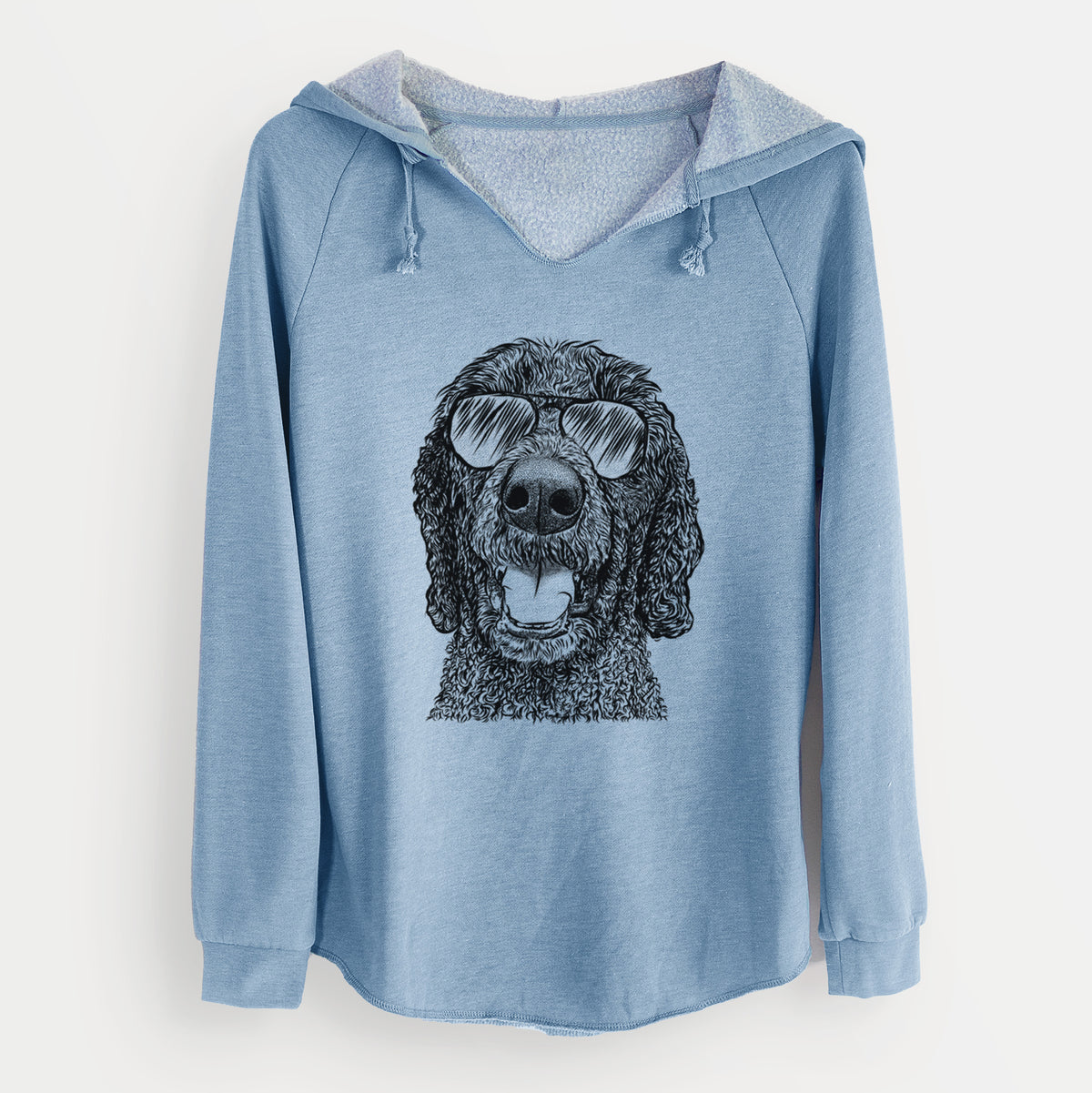 Aviator Obi James the Goldendoodle - Cali Wave Hooded Sweatshirt