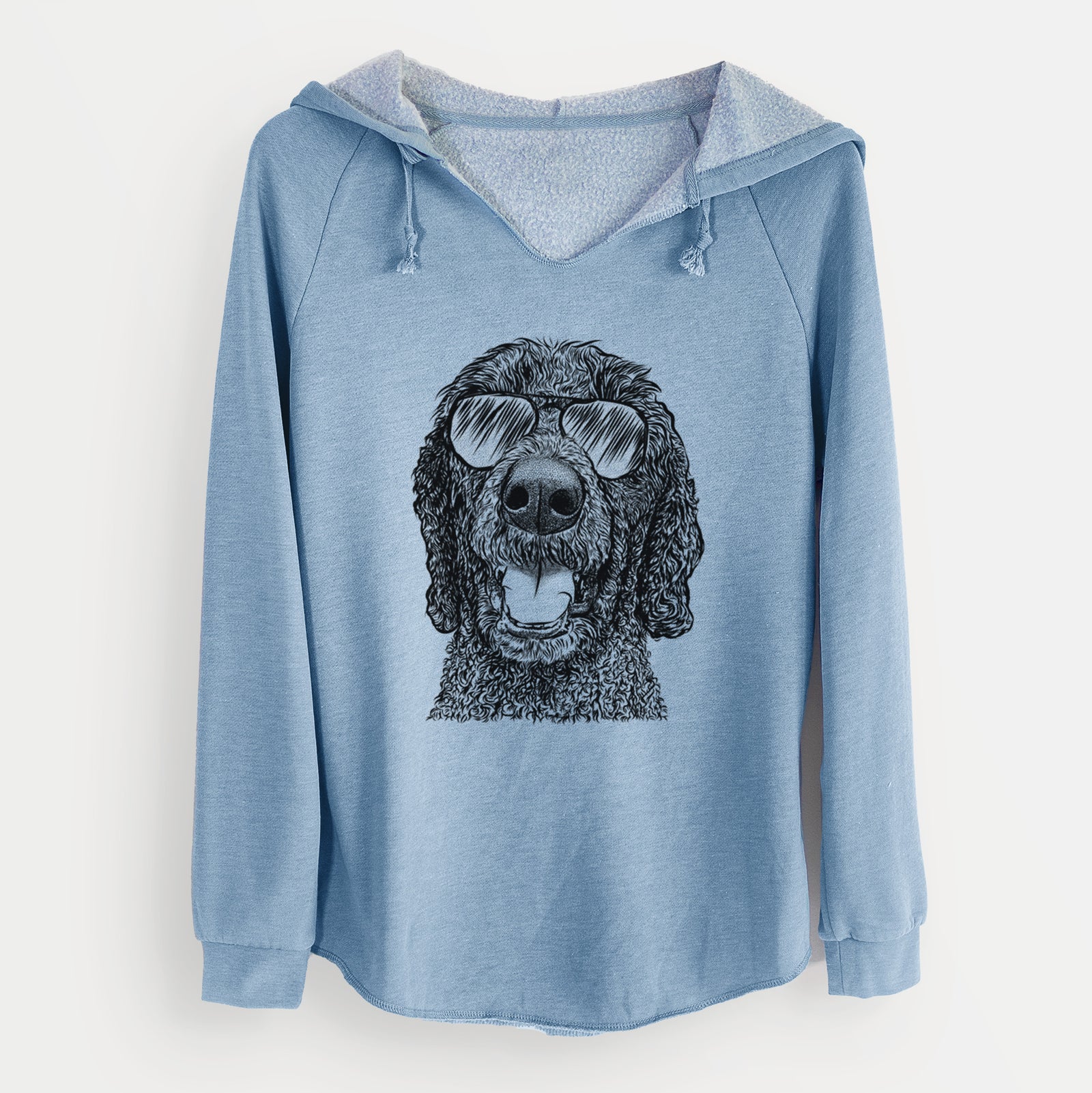 Aviator Obi James the Goldendoodle - Cali Wave Hooded Sweatshirt
