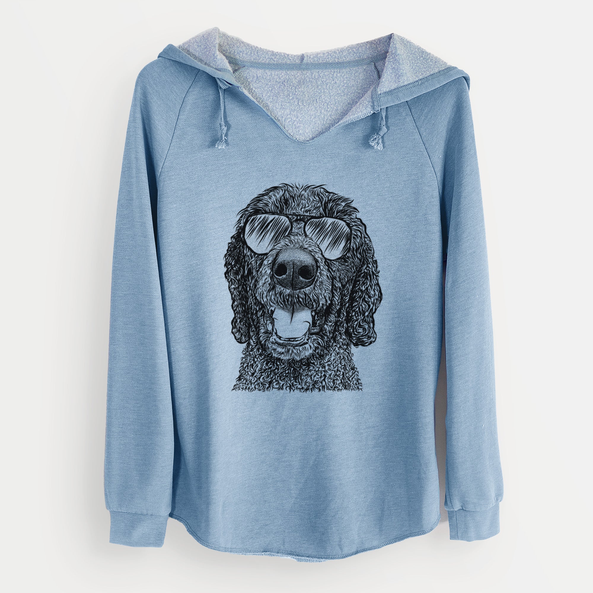 Aviator Obi James the Goldendoodle - Cali Wave Hooded Sweatshirt