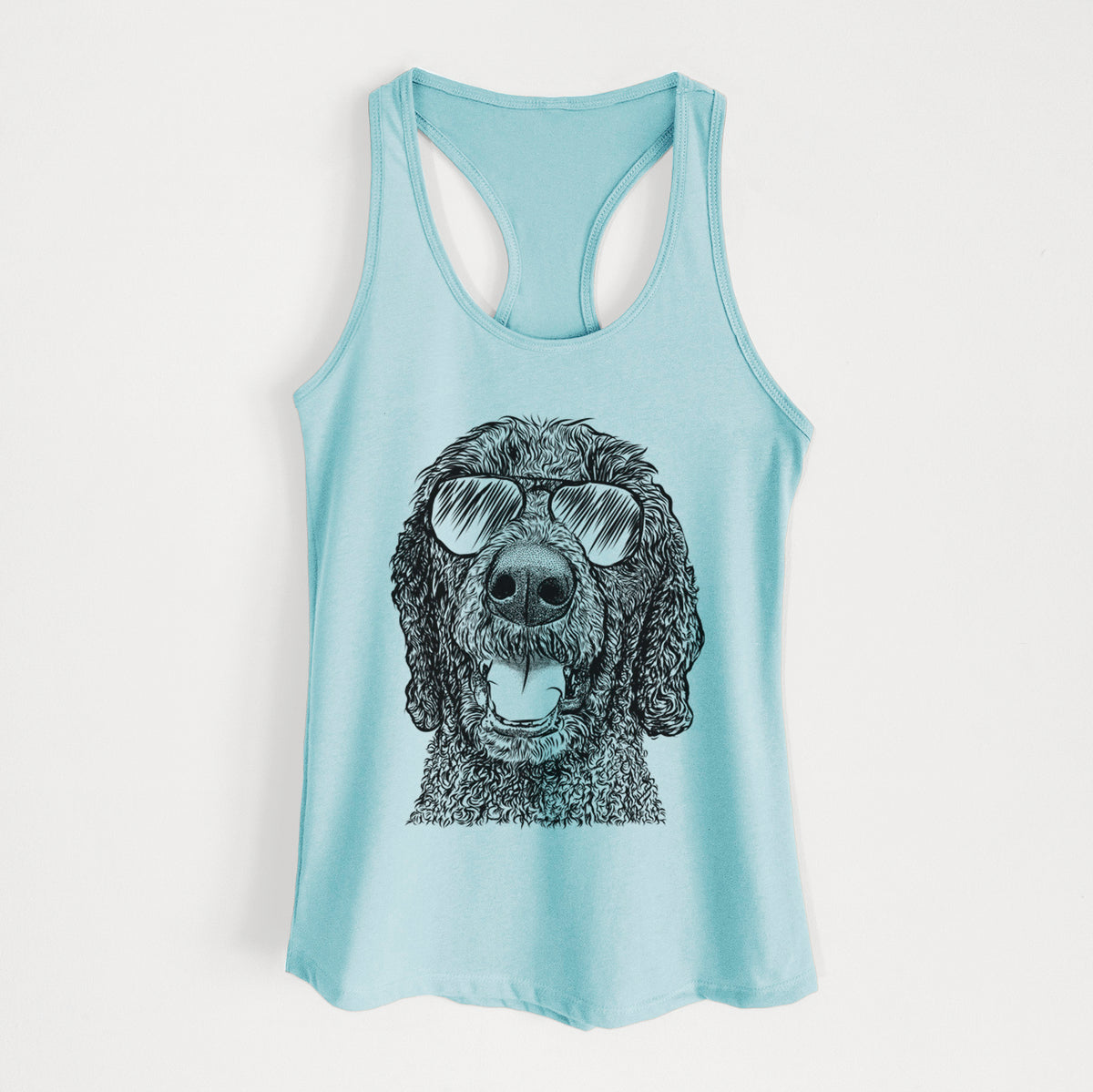 Obi James the Goldendoodle - Women's Racerback Tanktop