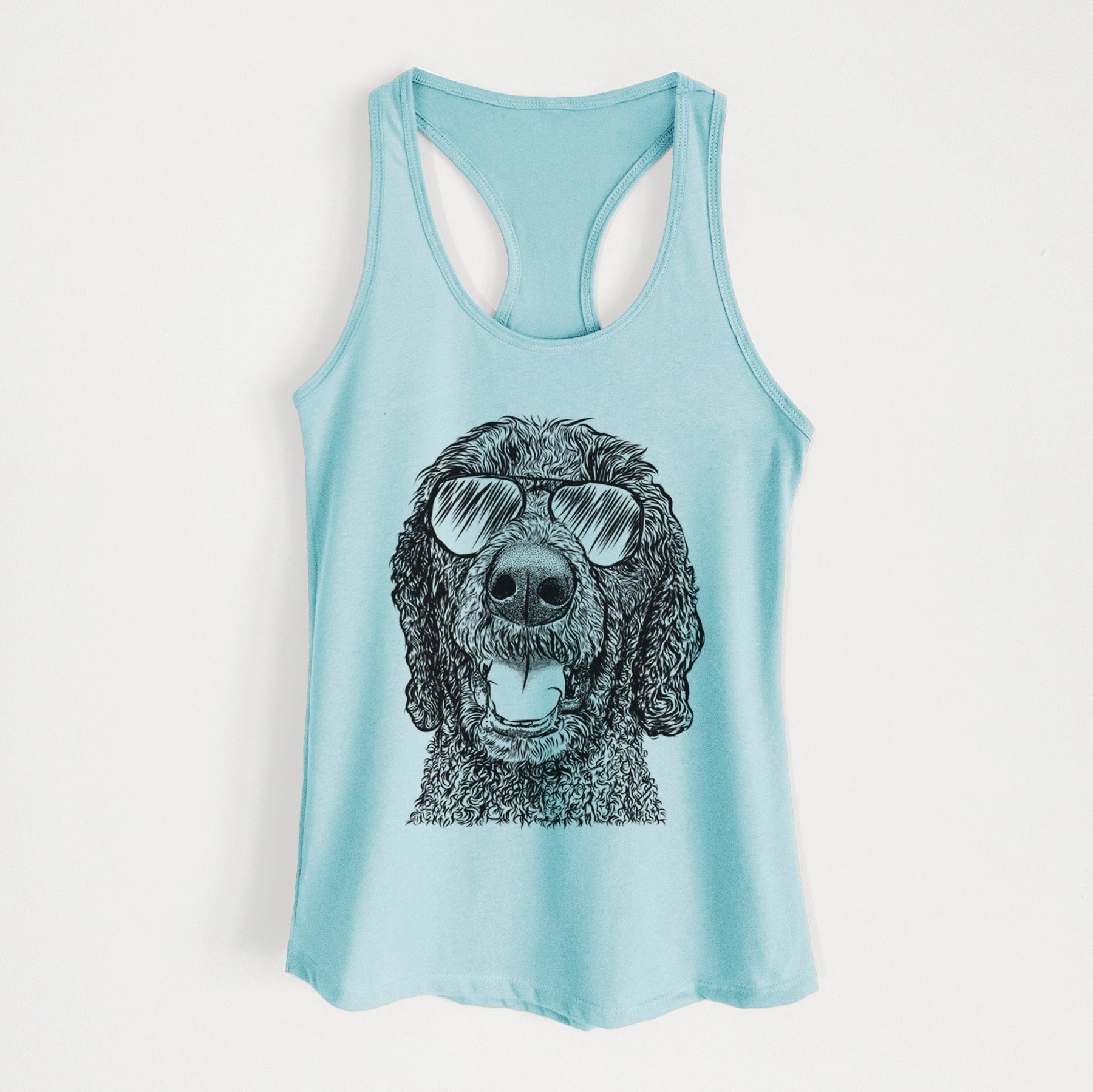 Obi James the Goldendoodle - Women's Racerback Tanktop