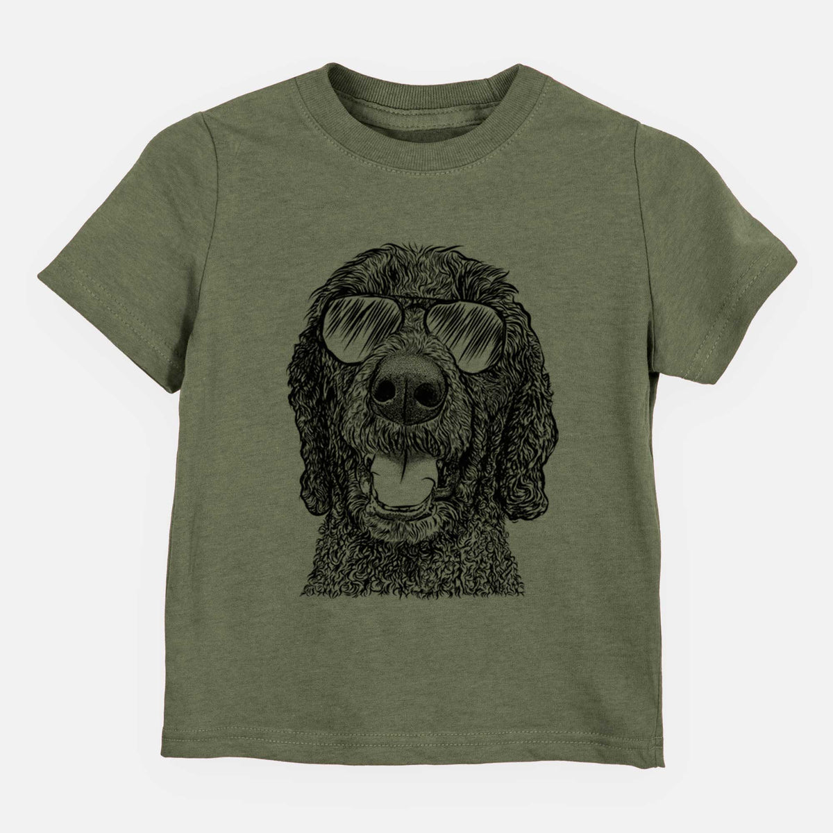 Aviator Obi James the Goldendoodle - Kids/Youth/Toddler Shirt