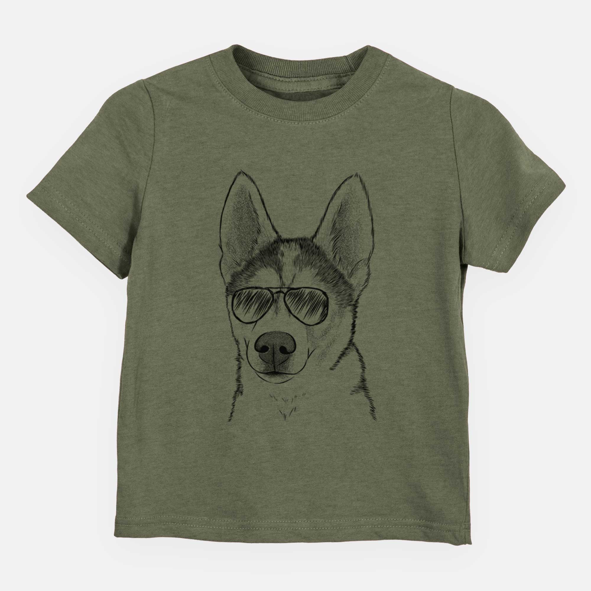 Aviator Odin the Siberian Husky - Kids/Youth/Toddler Shirt