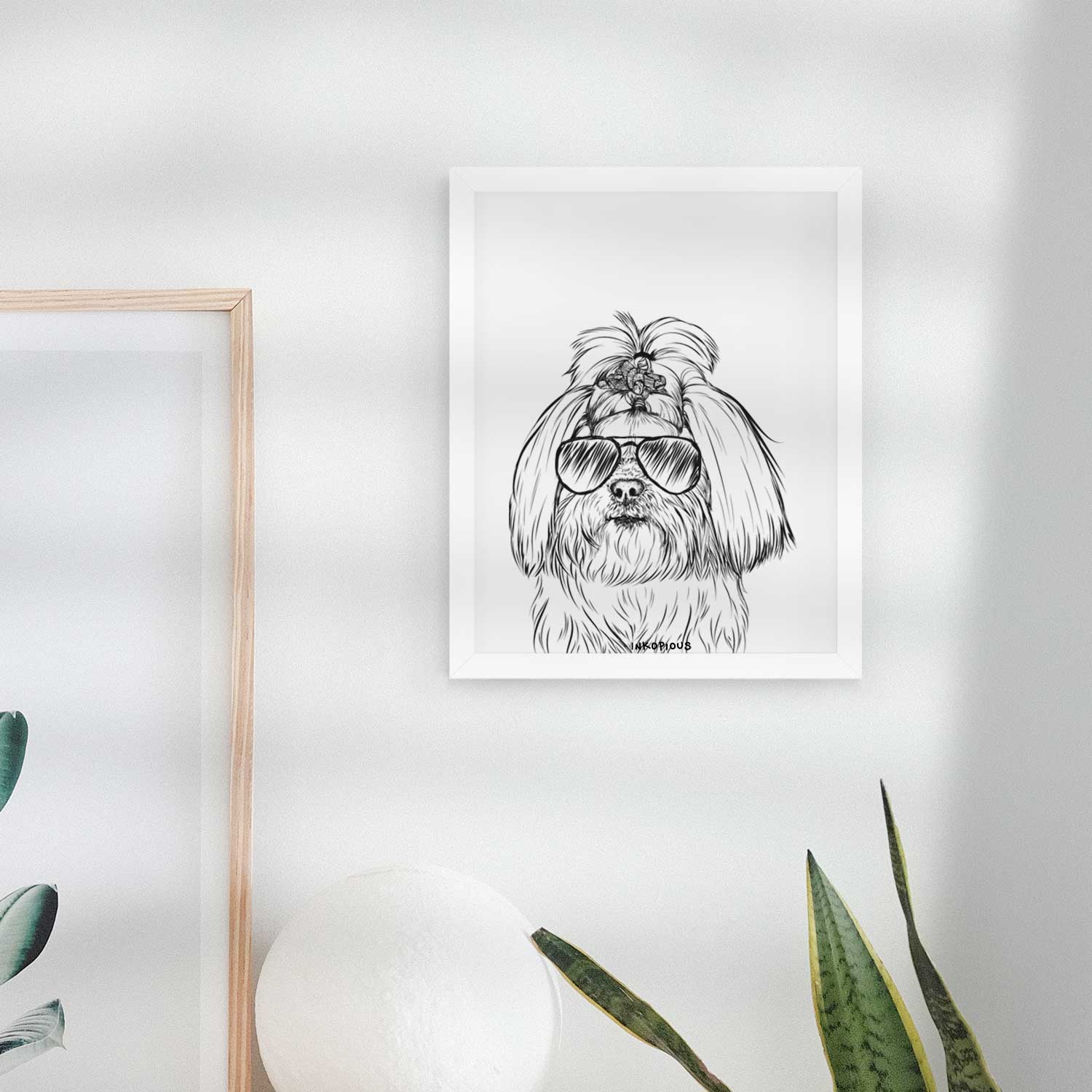 Olga the Shih Tzu Art Print