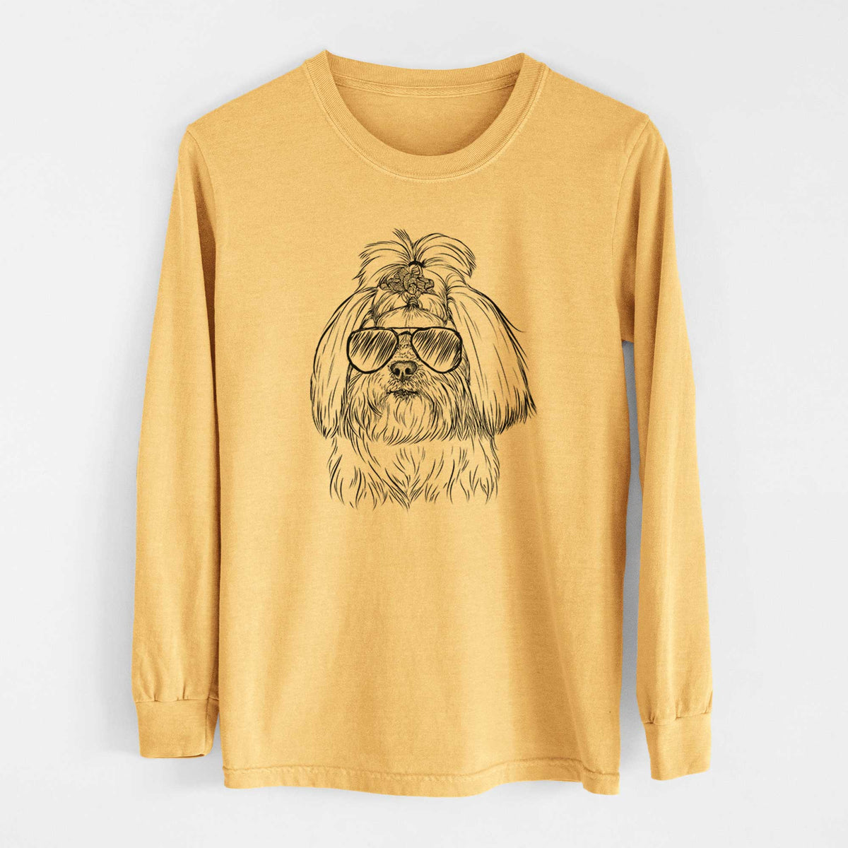Aviators Olga the Shih Tzu - Heavyweight 100% Cotton Long Sleeve