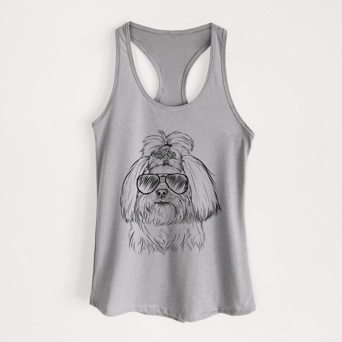 Olga the Shih Tzu - Women's Racerback Tanktop
