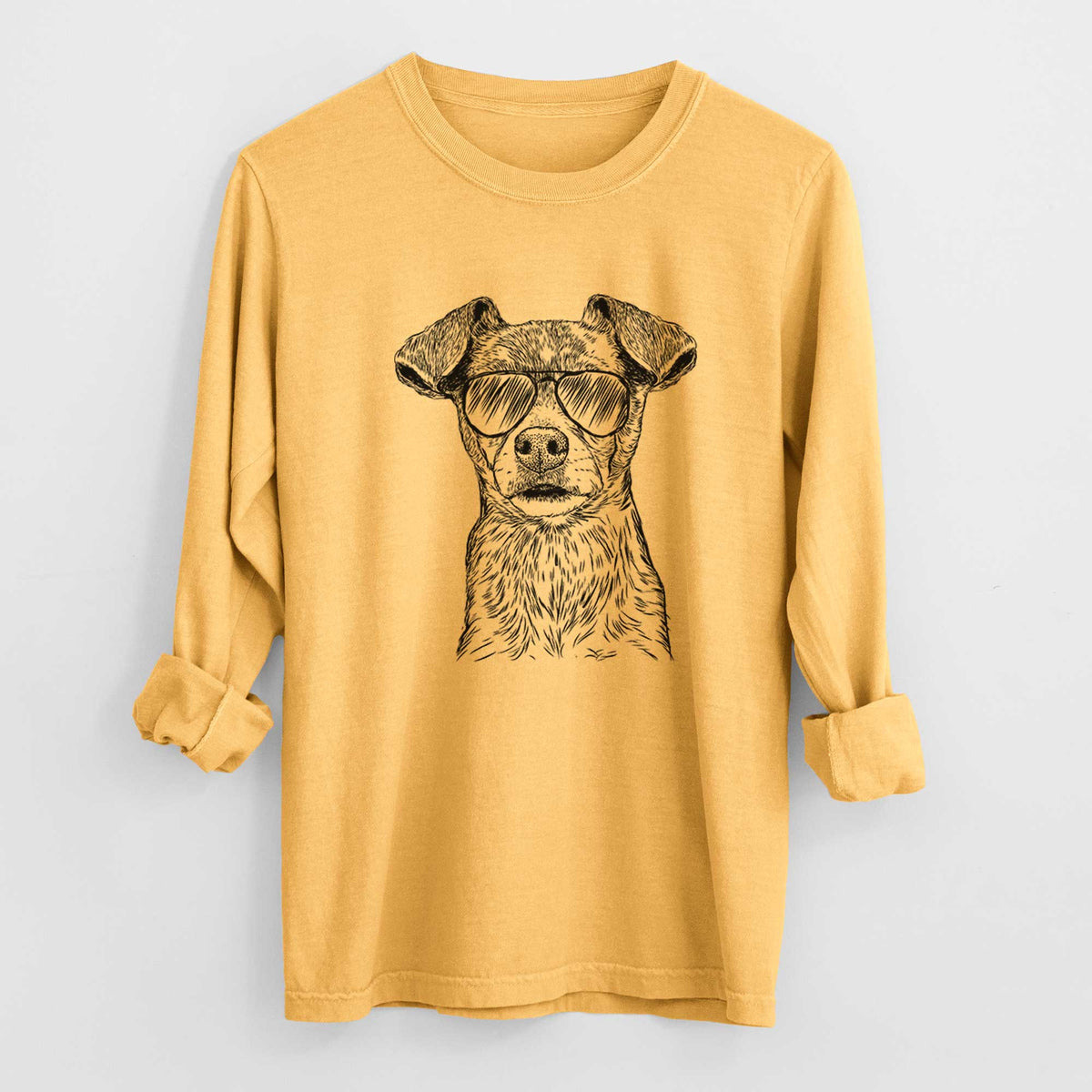 Aviators Olive the Mixed Breed - Heavyweight 100% Cotton Long Sleeve