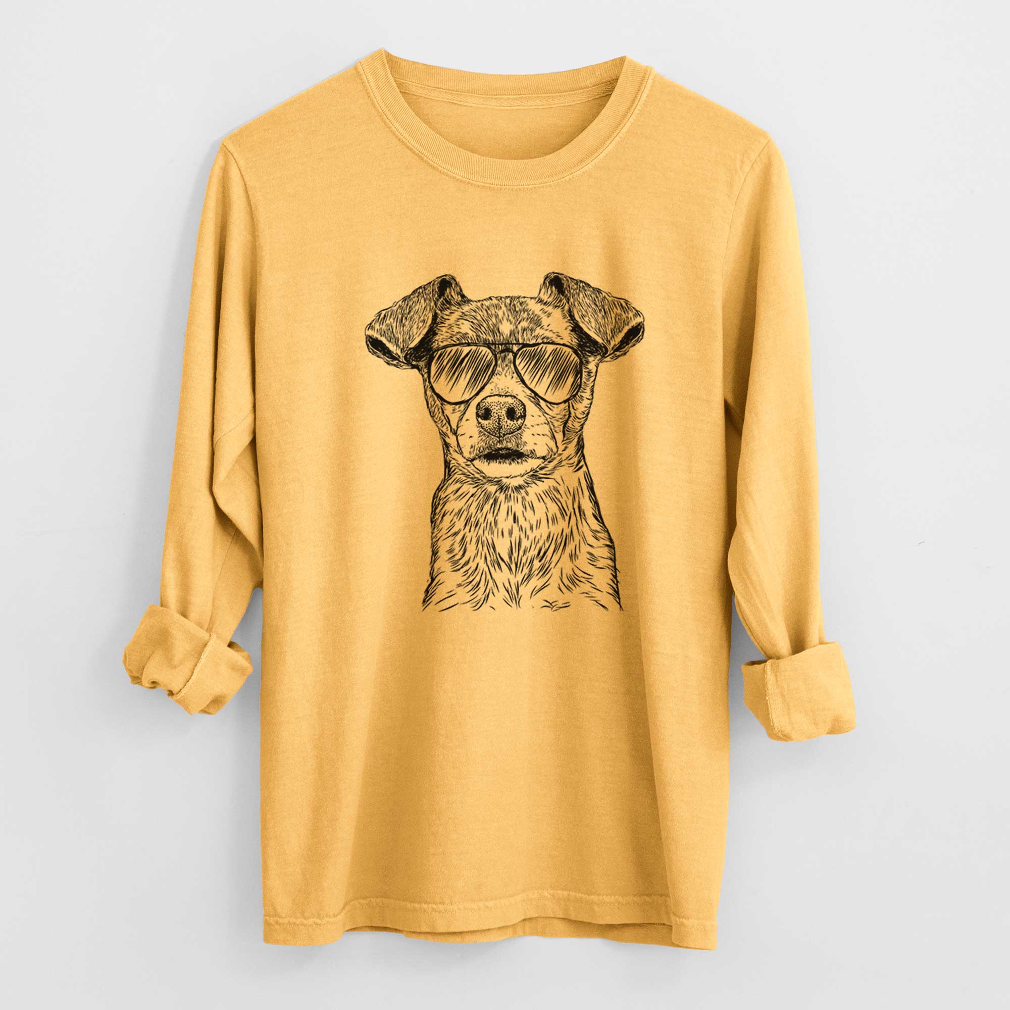 Aviators Olive the Mixed Breed - Heavyweight 100% Cotton Long Sleeve