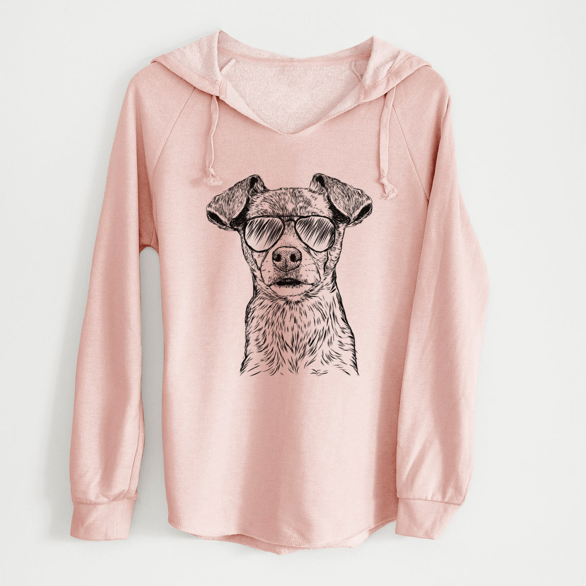 Aviator Olive the Mixed Breed - Cali Wave Hooded Sweatshirt