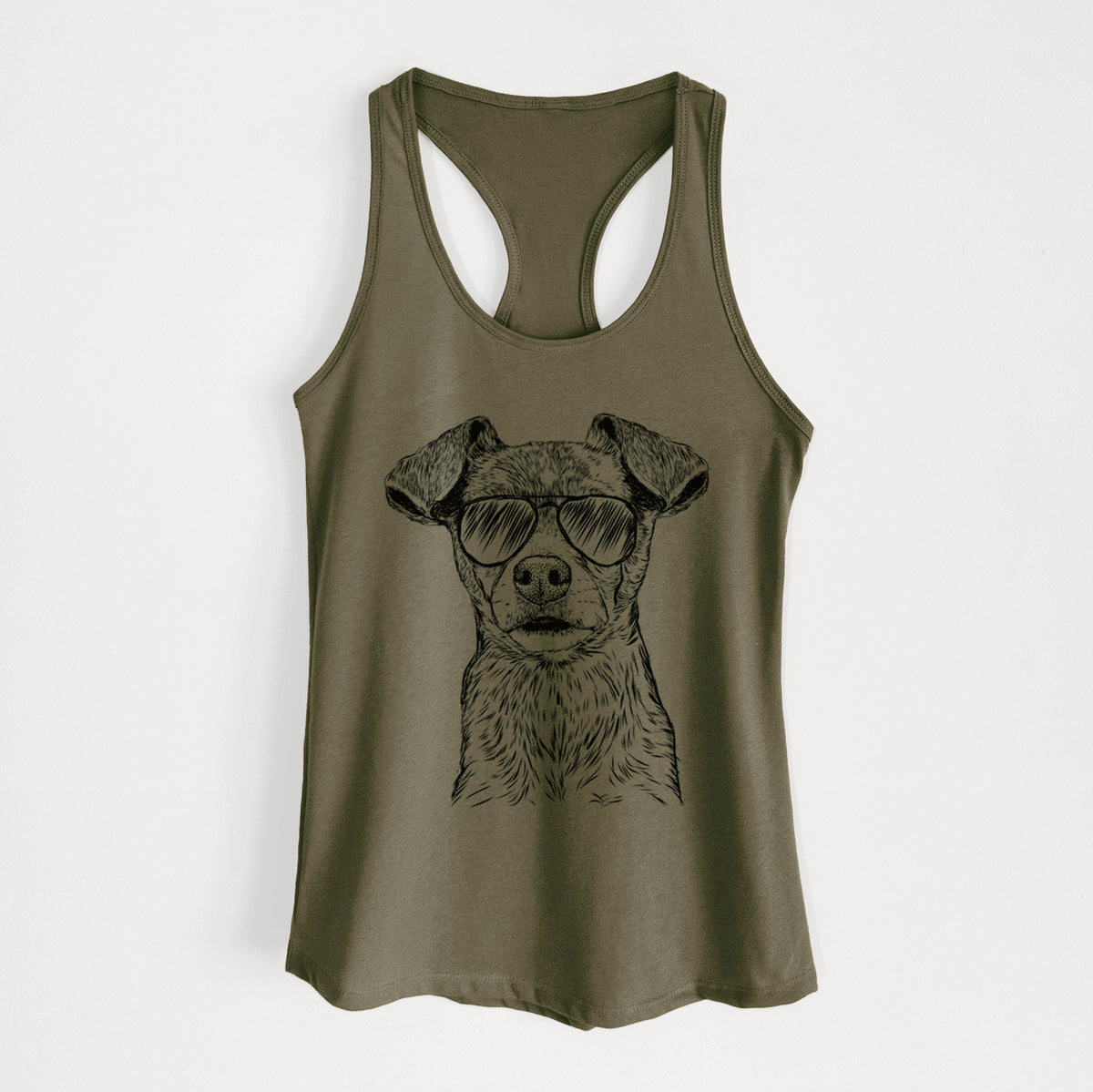 Olive the Mixed Breed - Women's Racerback Tanktop