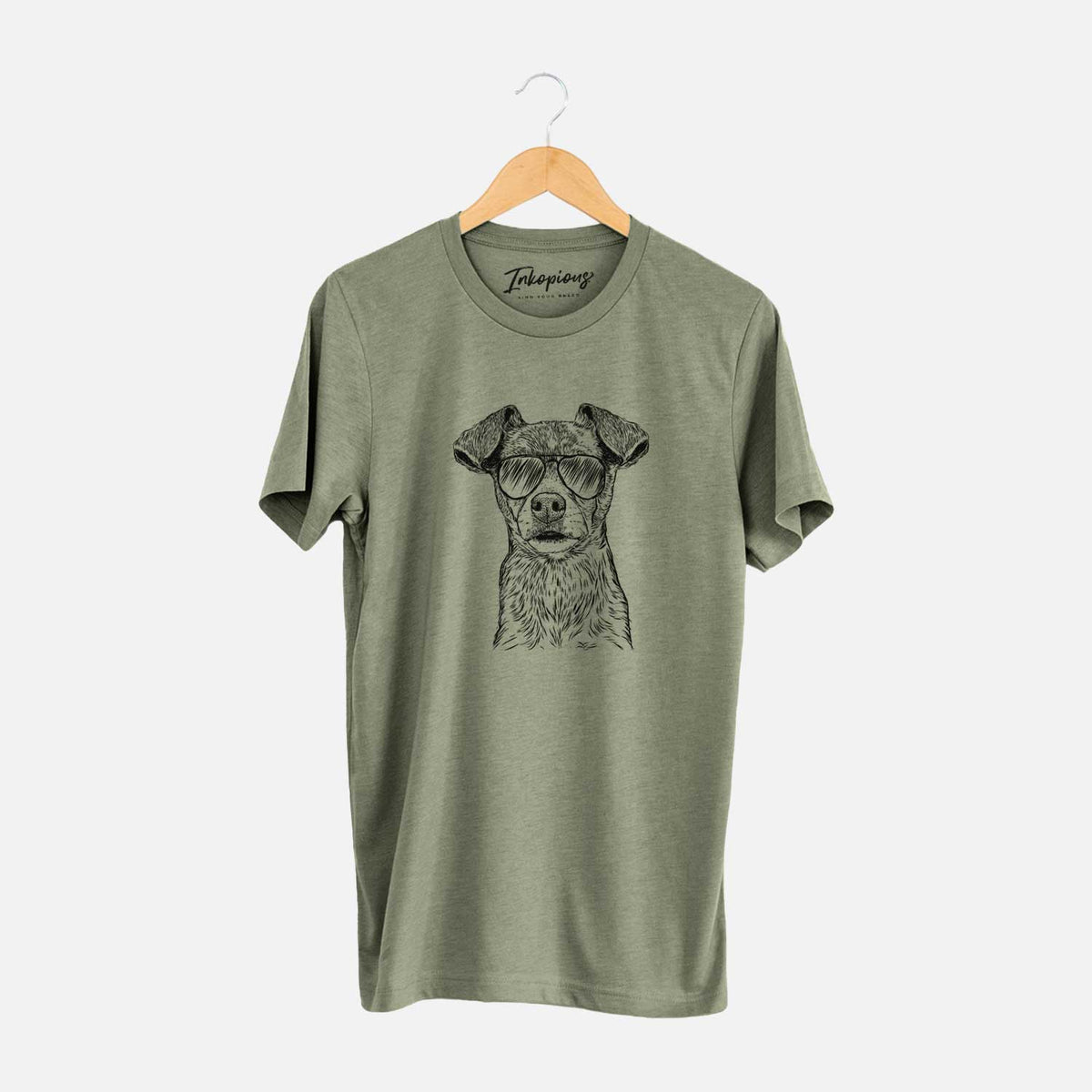 Aviator Olive the Mixed Breed - Unisex Crewneck