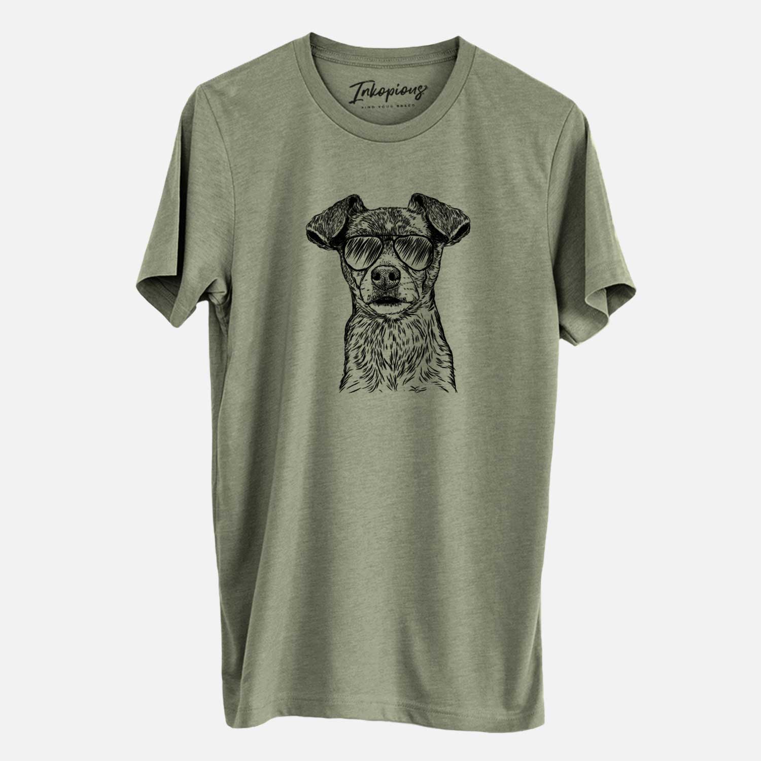 Aviator Olive the Mixed Breed - Unisex Crewneck