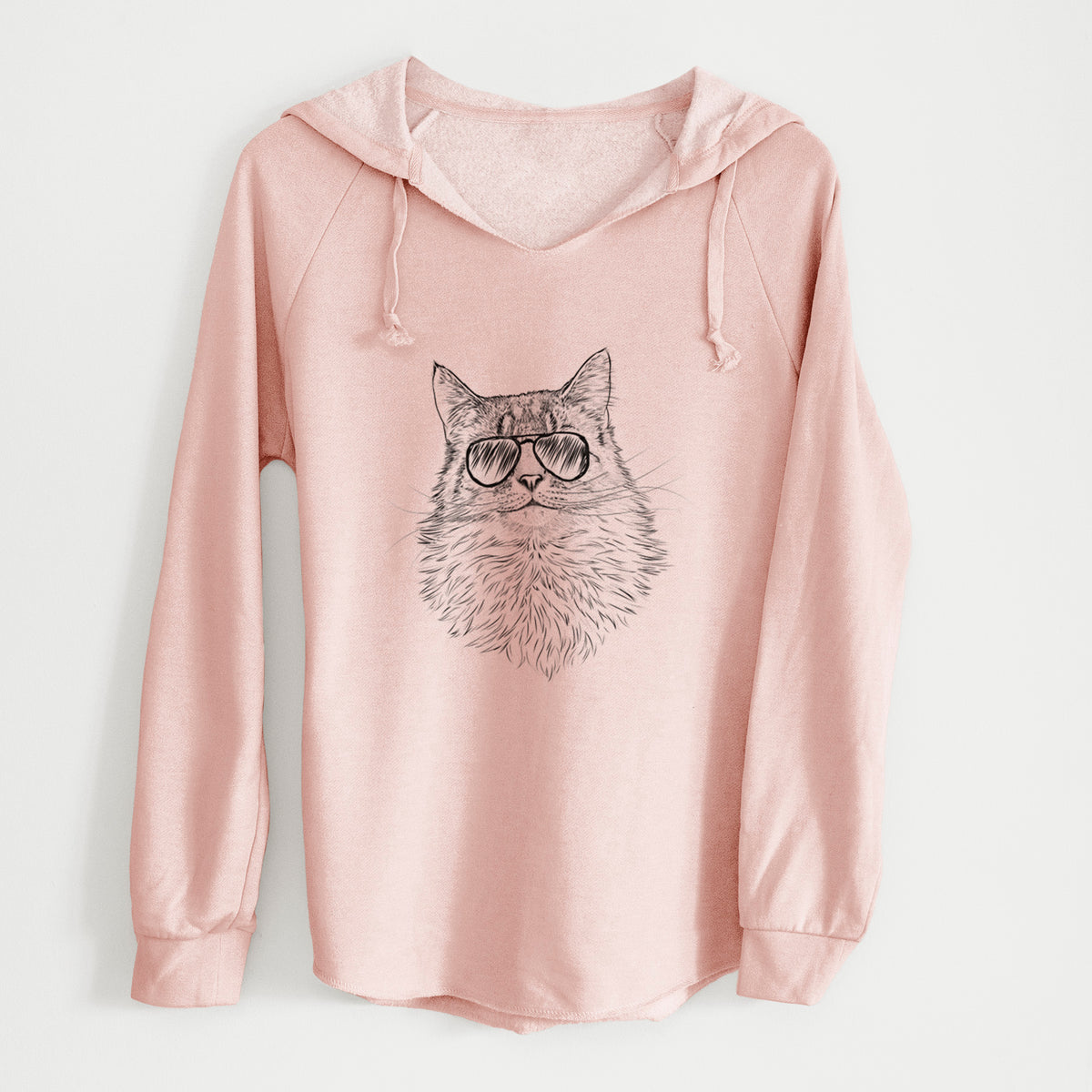 Aviator Olive the Cat - Cali Wave Hooded Sweatshirt