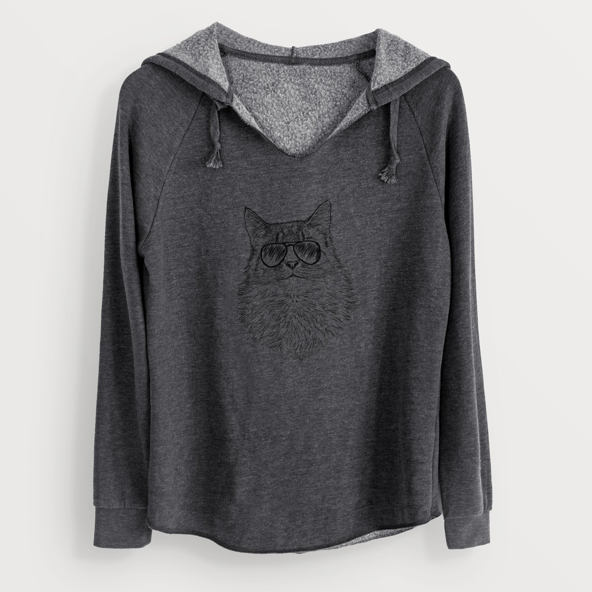 Aviator Olive the Cat - Cali Wave Hooded Sweatshirt