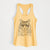 Oliver Fluff the Maine Coon Mix Cat - Women's Racerback Tanktop