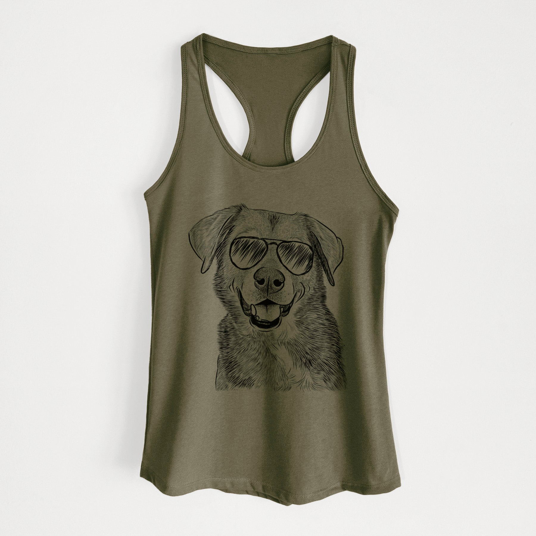 Oliver the Mixed Breed - Women's Racerback Tanktop