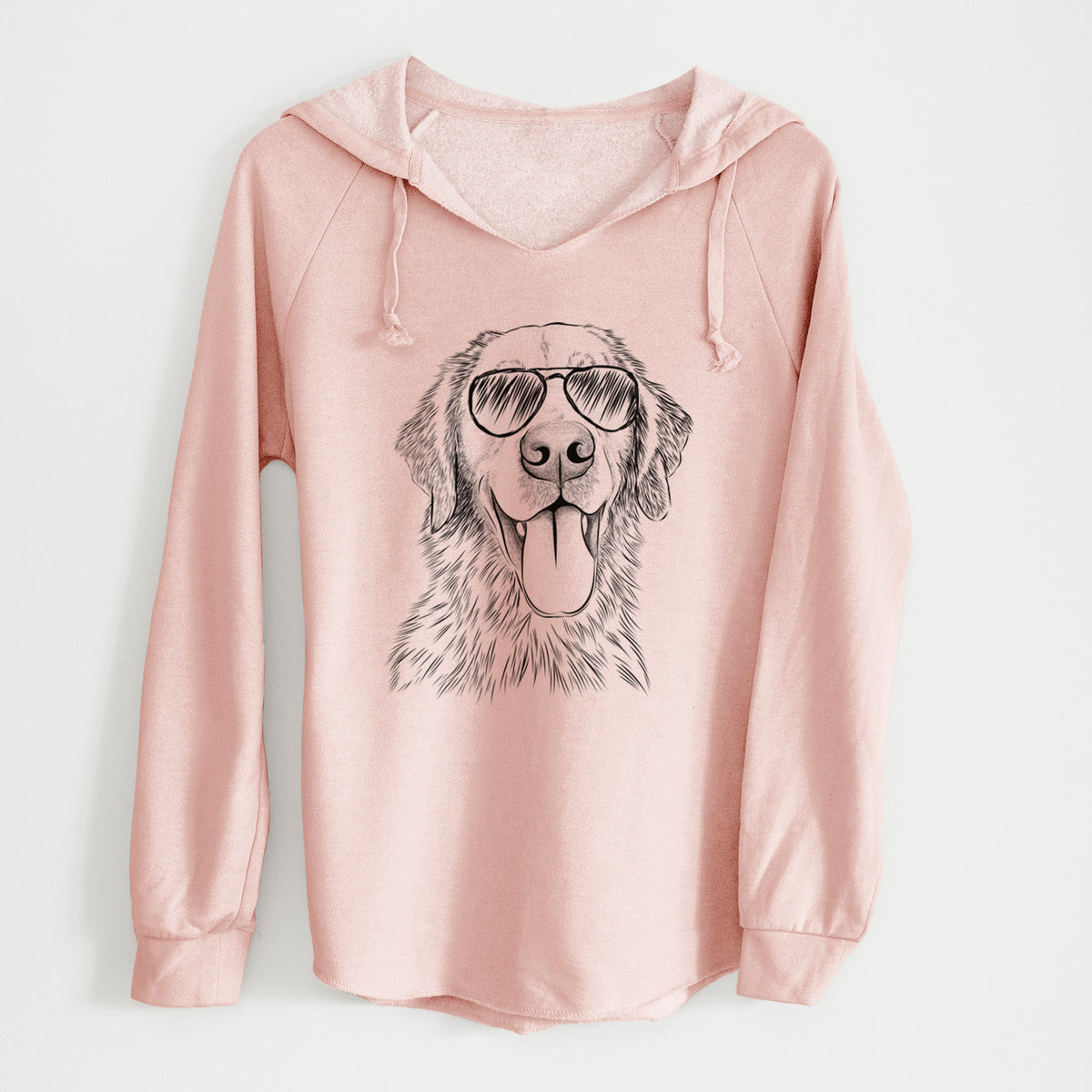 Aviator Oliver Tredup the Golden Retriever - Cali Wave Hooded Sweatshirt